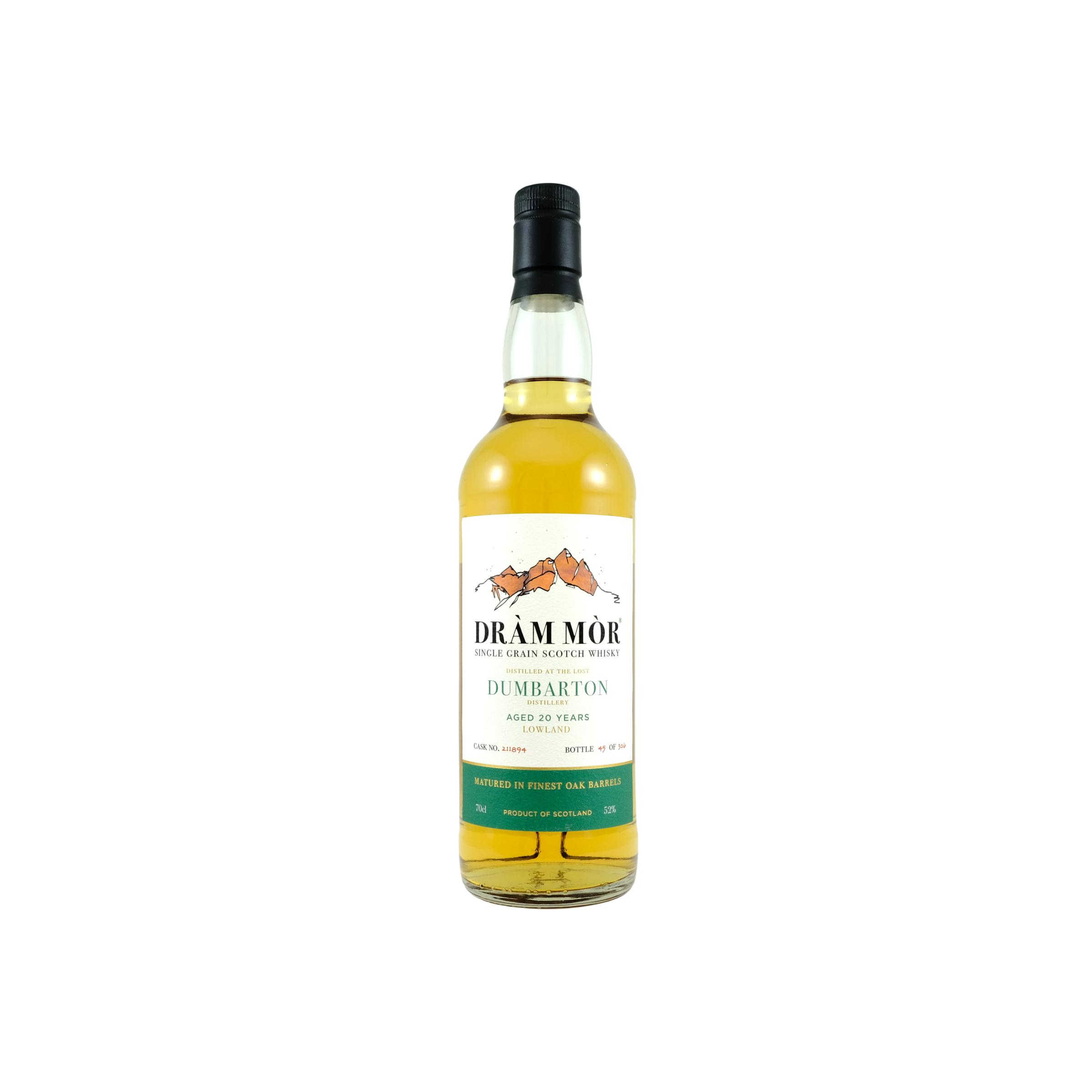 Dumbarton 20 Years Single Grain Whisky