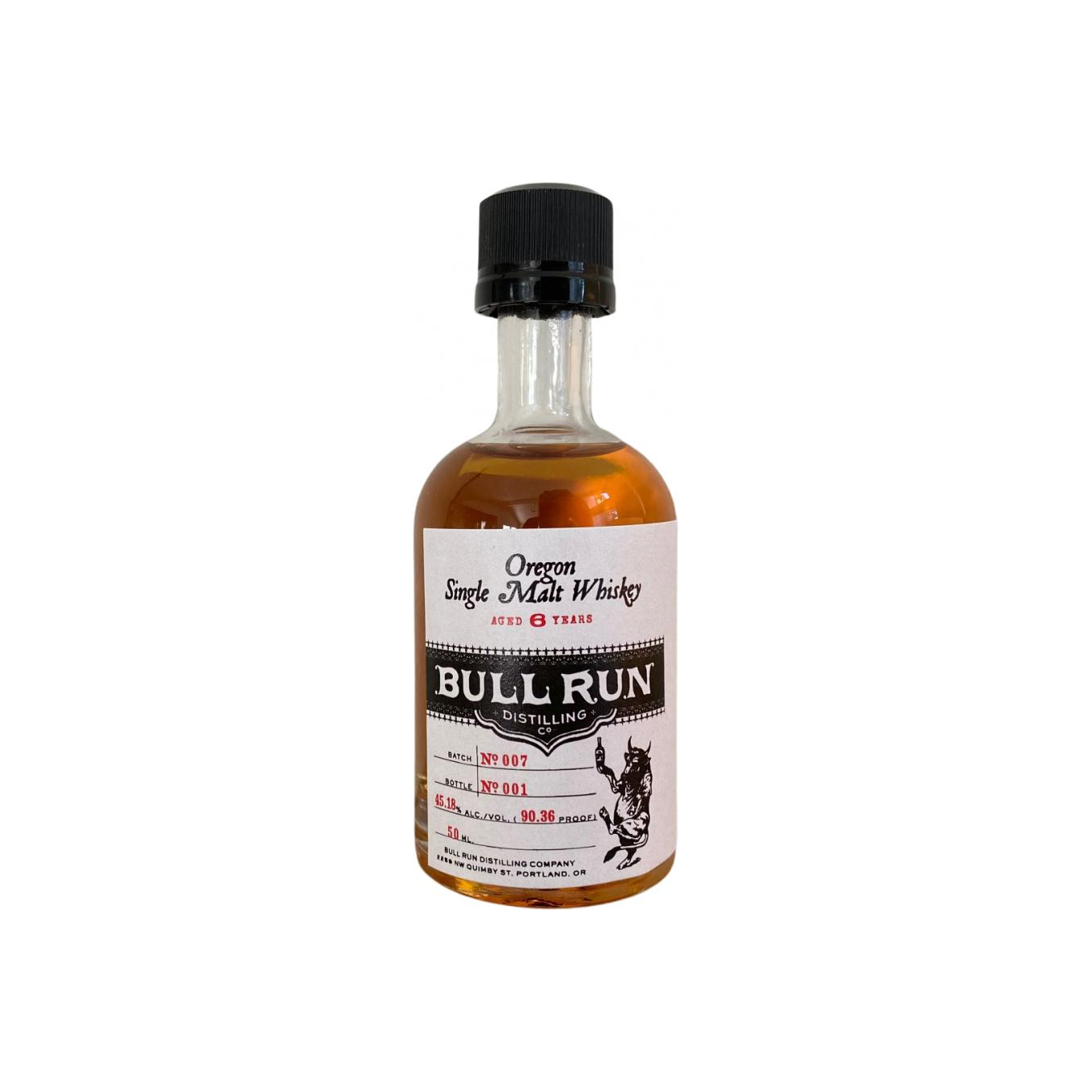 Bull Run Oregon Single Malt Whiskey 2