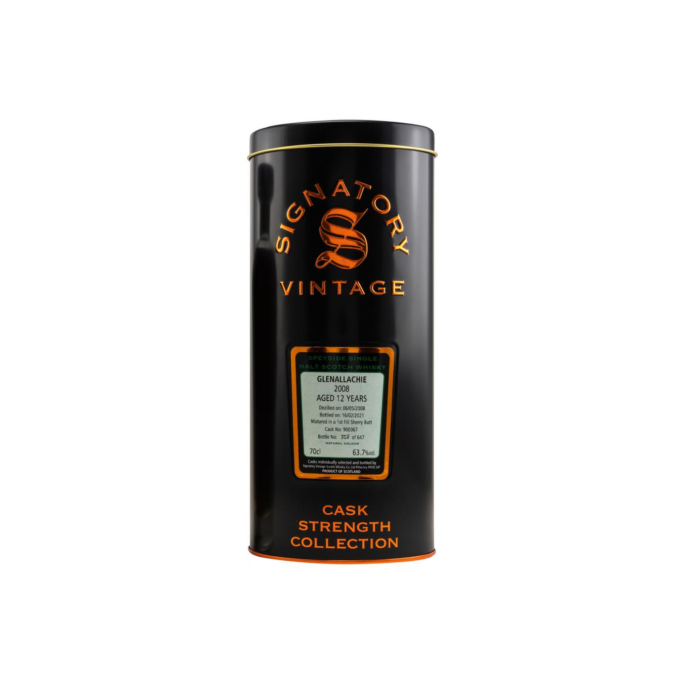 The GlenAllachie Cask Strength Collection 2008 12 Years Single Malt Whisky 2