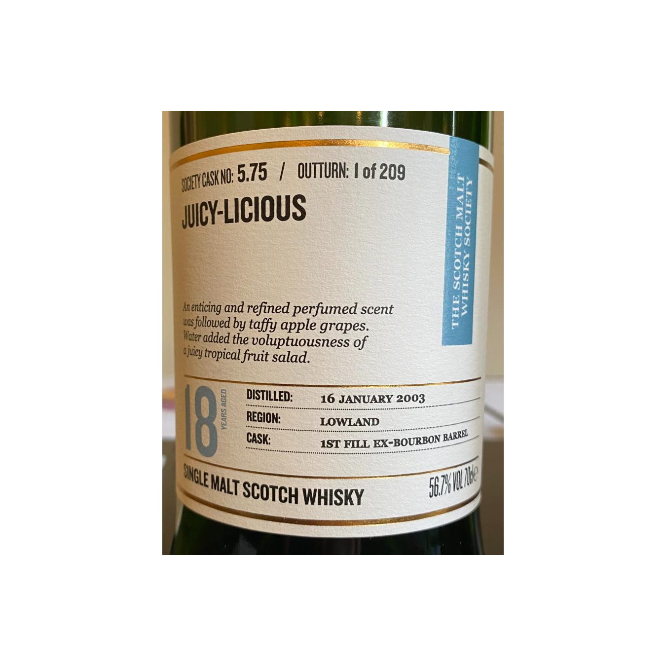 Auchentoshan 2003 SMWS 5.75 2