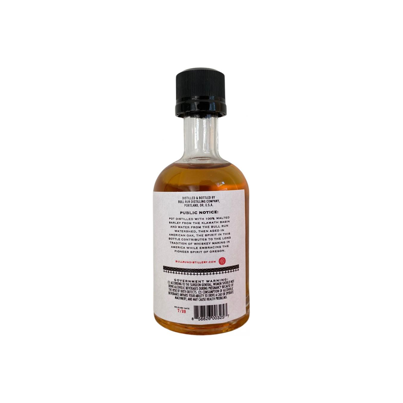 Bull Run Oregon Single Malt Whiskey 3