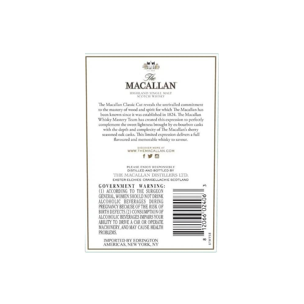 Macallan Classic Cut 3