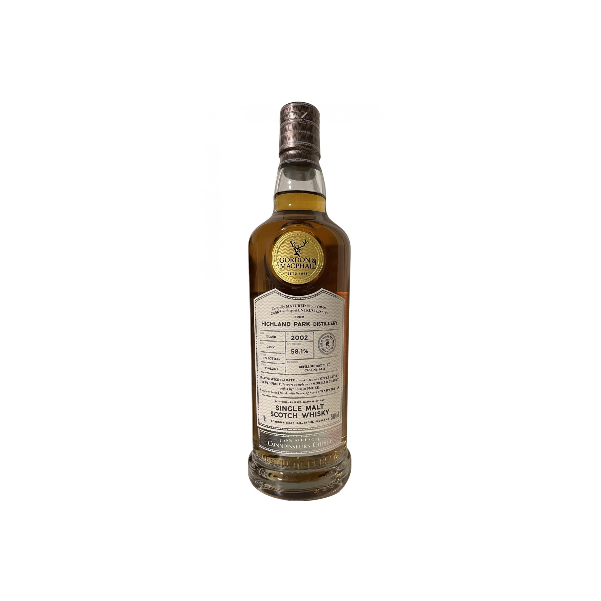 Highland Park Connoisseurs Choice - Cask Strength 2002 18 Years Single Malt Whisky