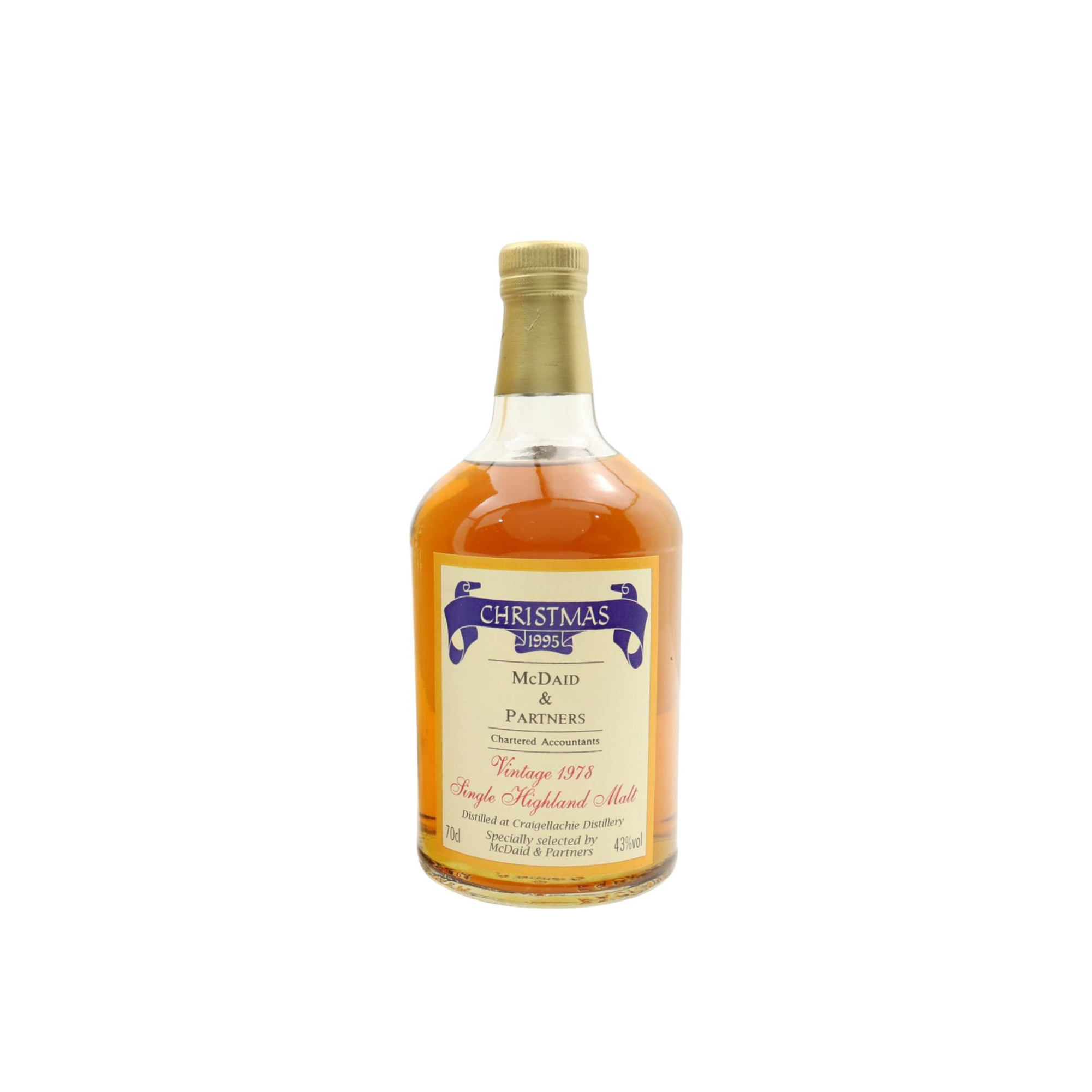 Craigellachie 1978 Single Malt Whisky