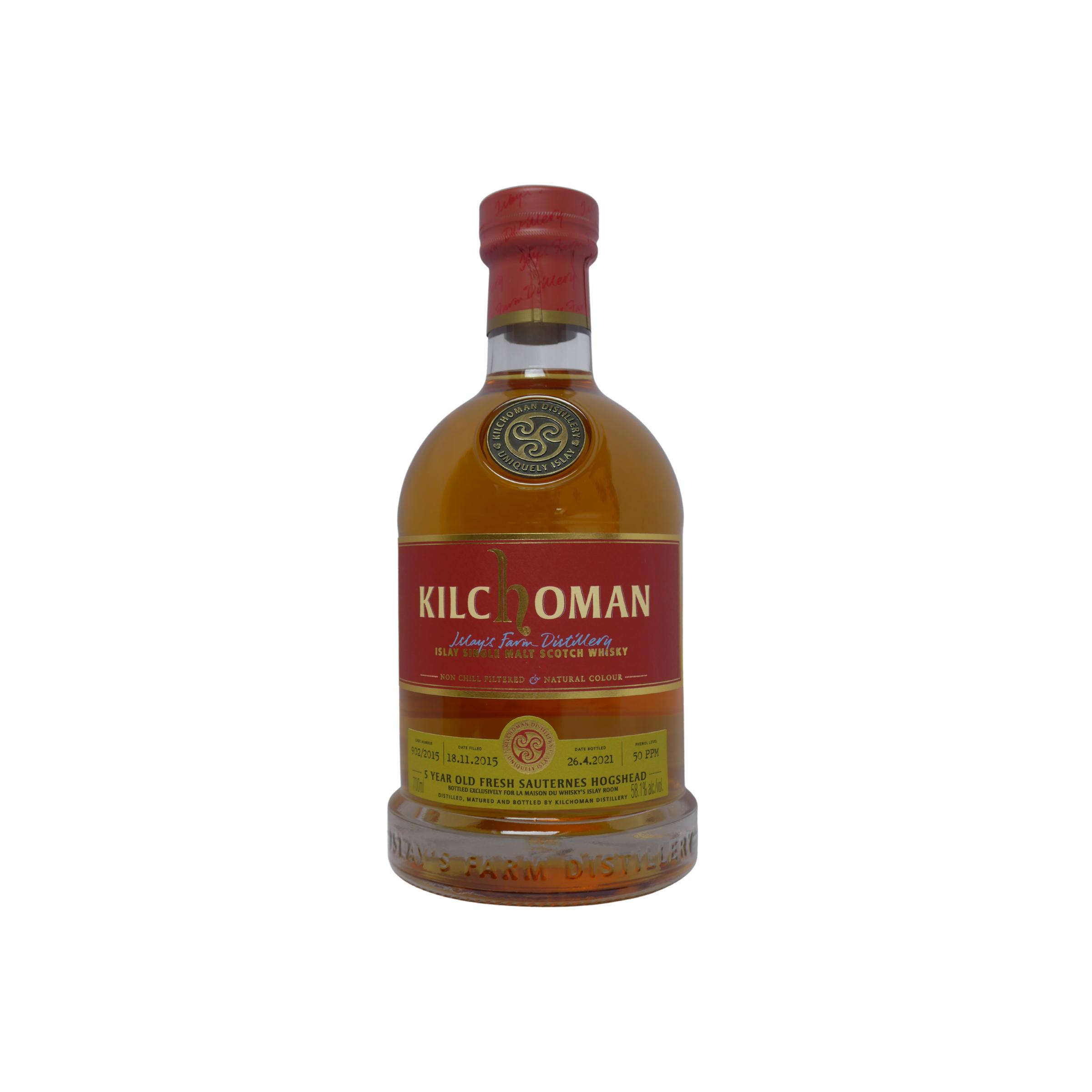 Kilchoman 2015 5 Years Single Malt Whisky
