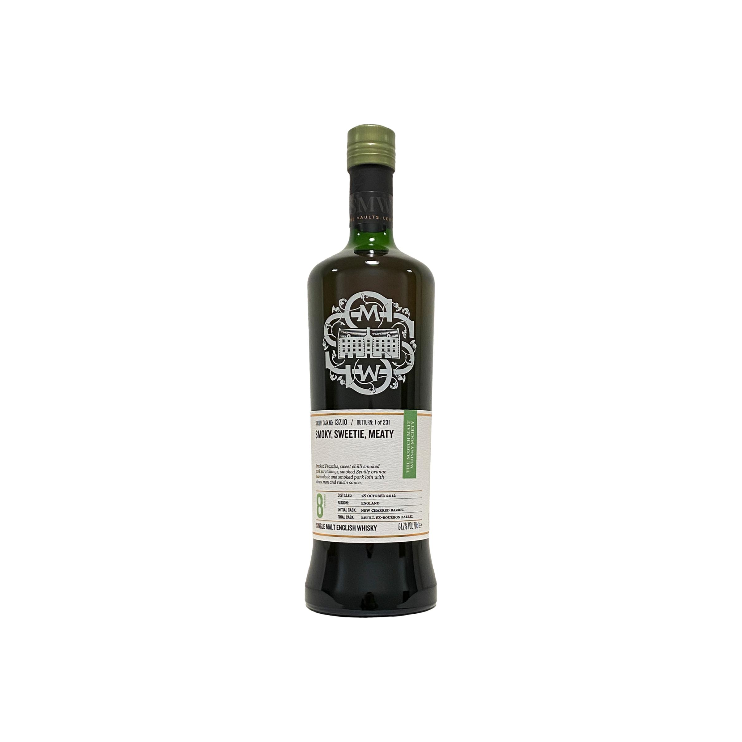 The English Whisky 2012 SMWS 137.10
