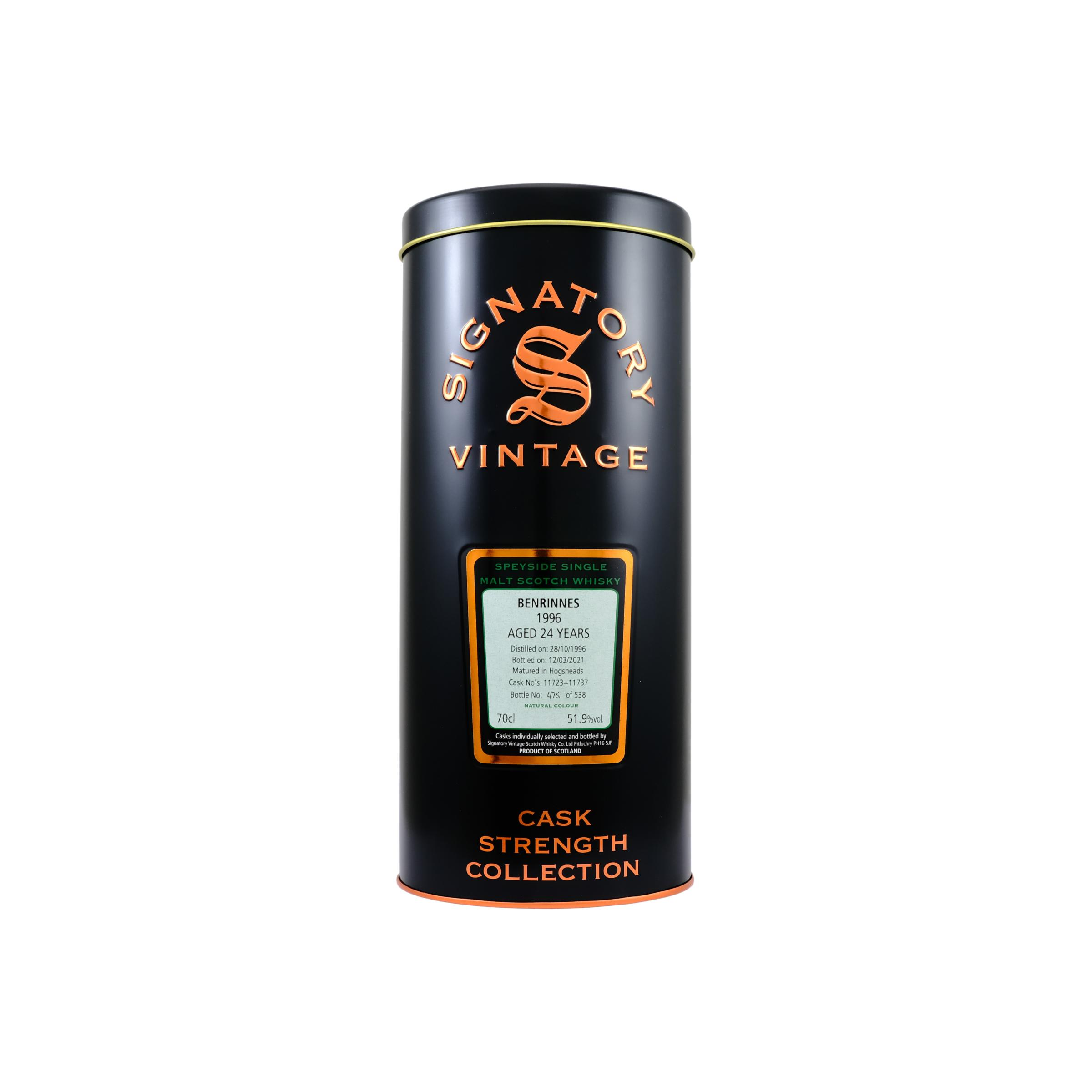 Benrinnes Cask Strength Collection 1996 24 Years Single Malt Whisky 2
