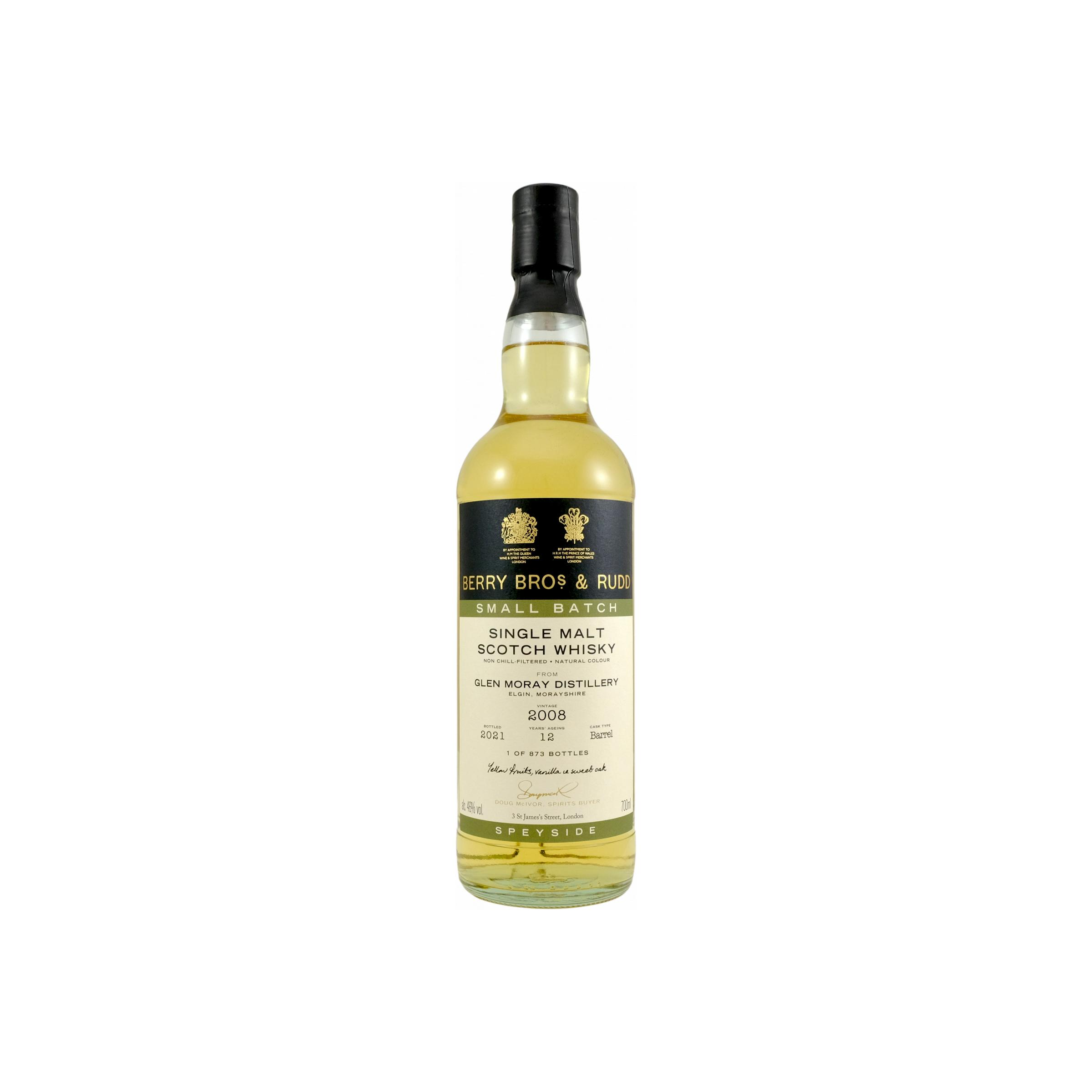 Glen Moray Small Batch 2008 12 Years Single Malt Whisky