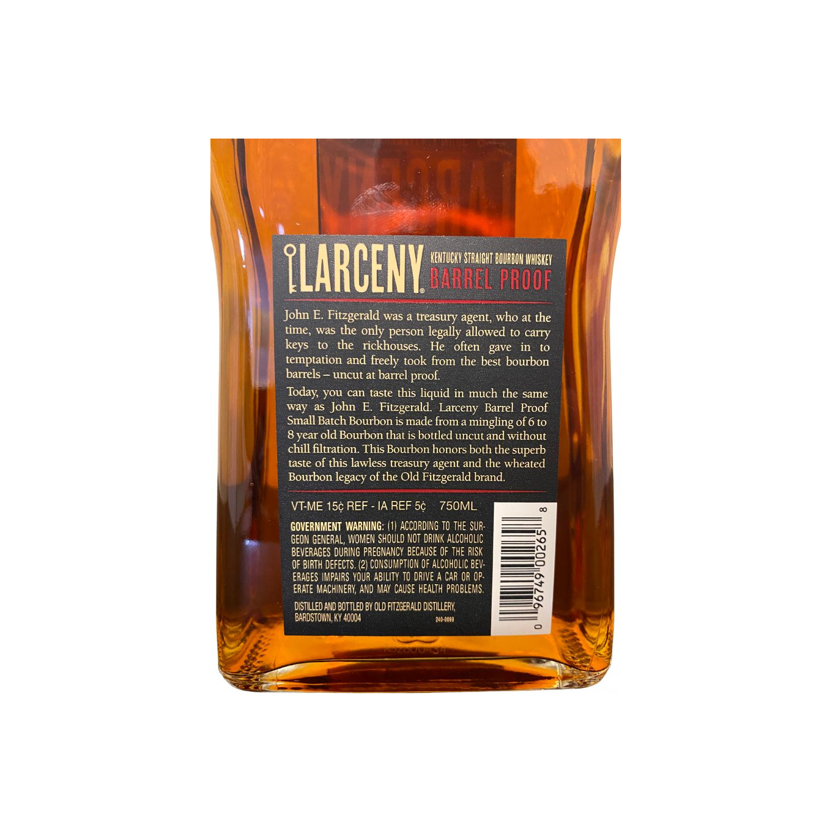 John E. Fitzgerald Larceny Barrel Proof 3