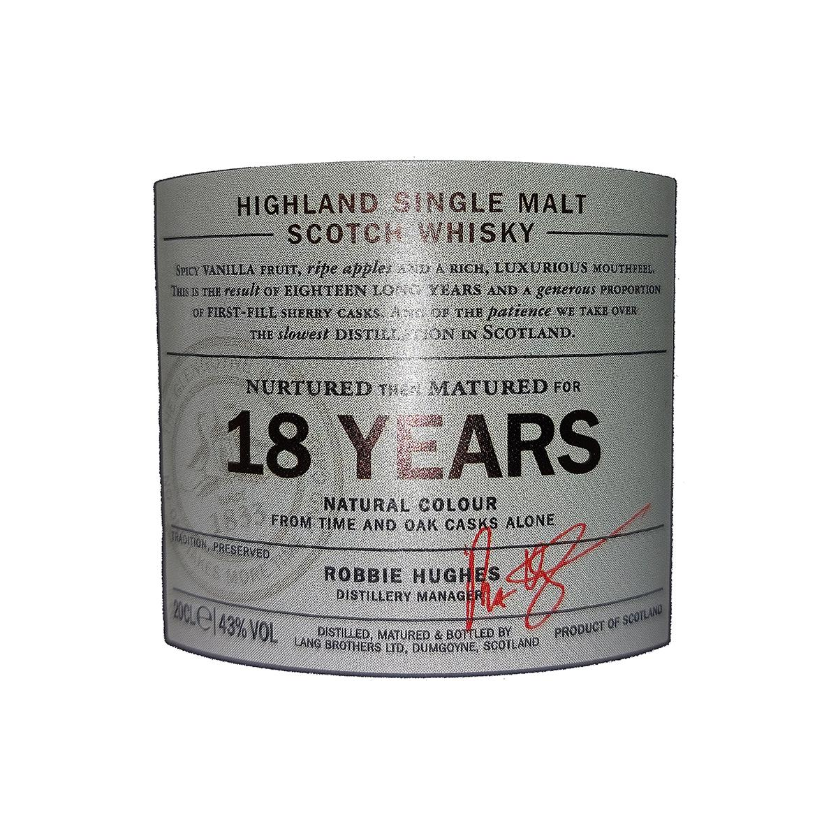 Glengoyne 18 Years Single Malt Whisky 3