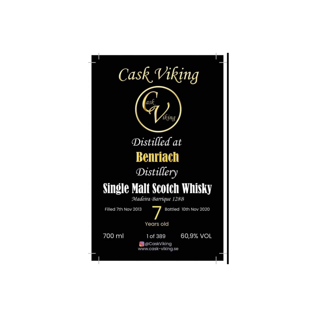 BenRiach 2013 7 Years Single Malt Whisky