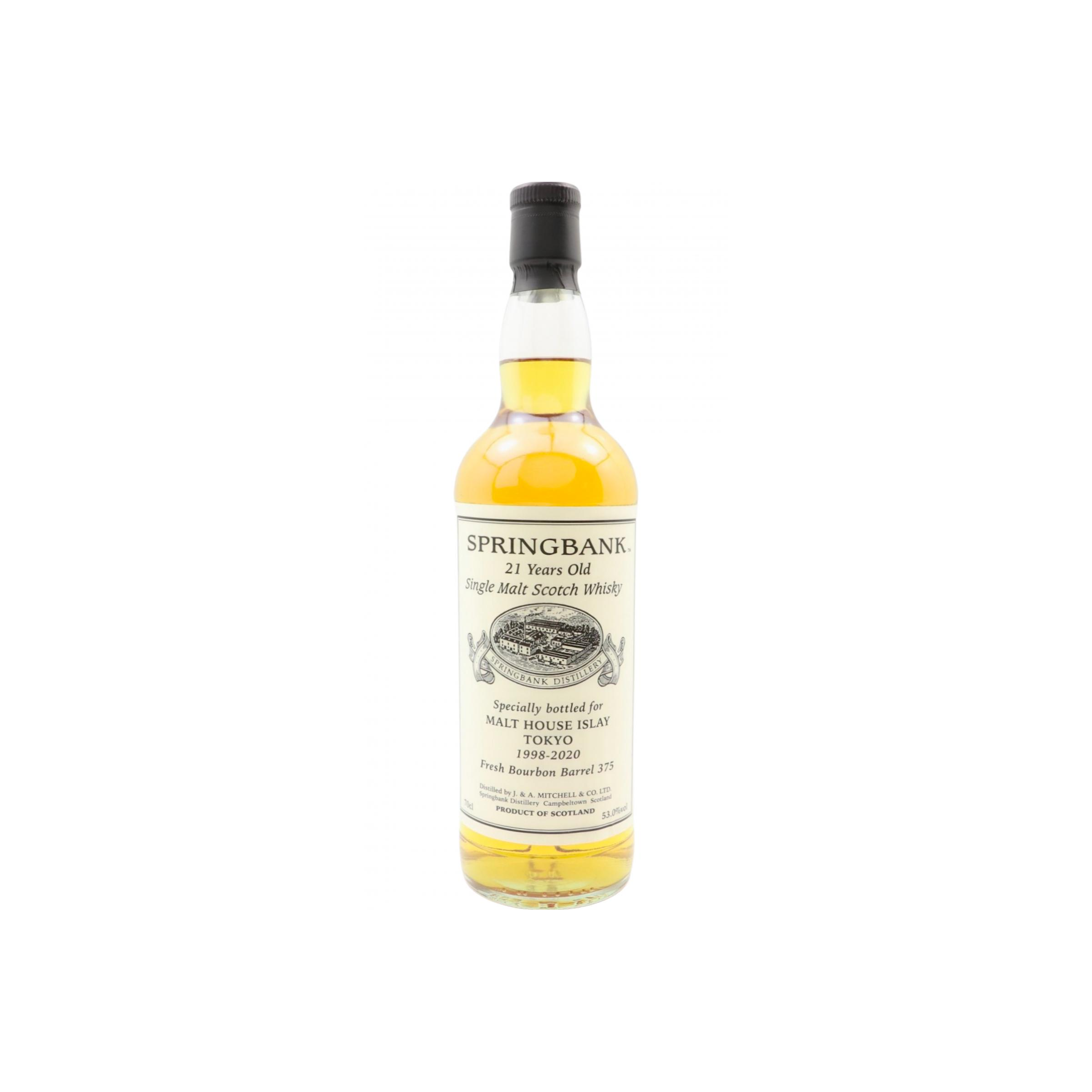 Springbank 1998 21 Years Single Malt Whisky