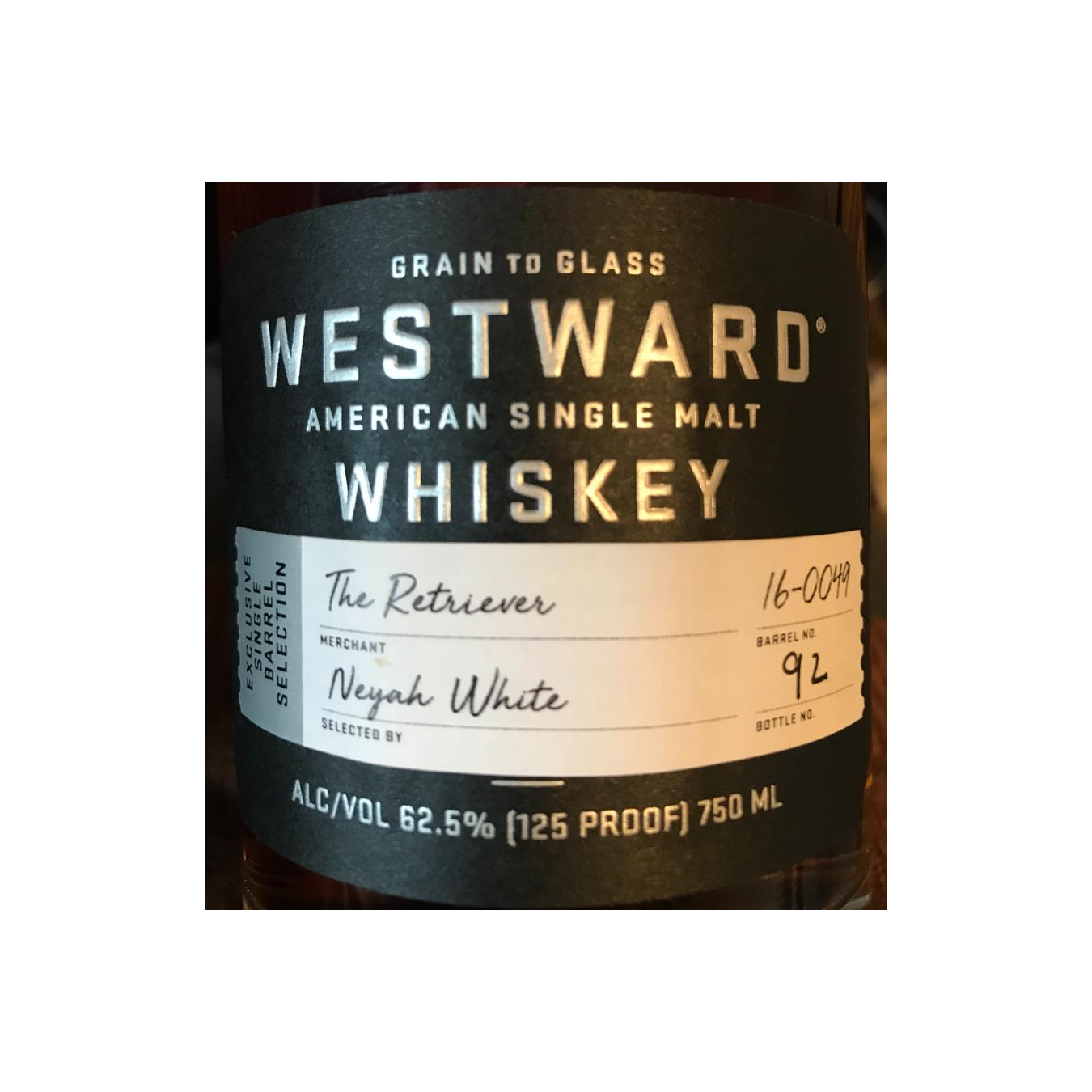 Westward 2016 Single Malt Whisky