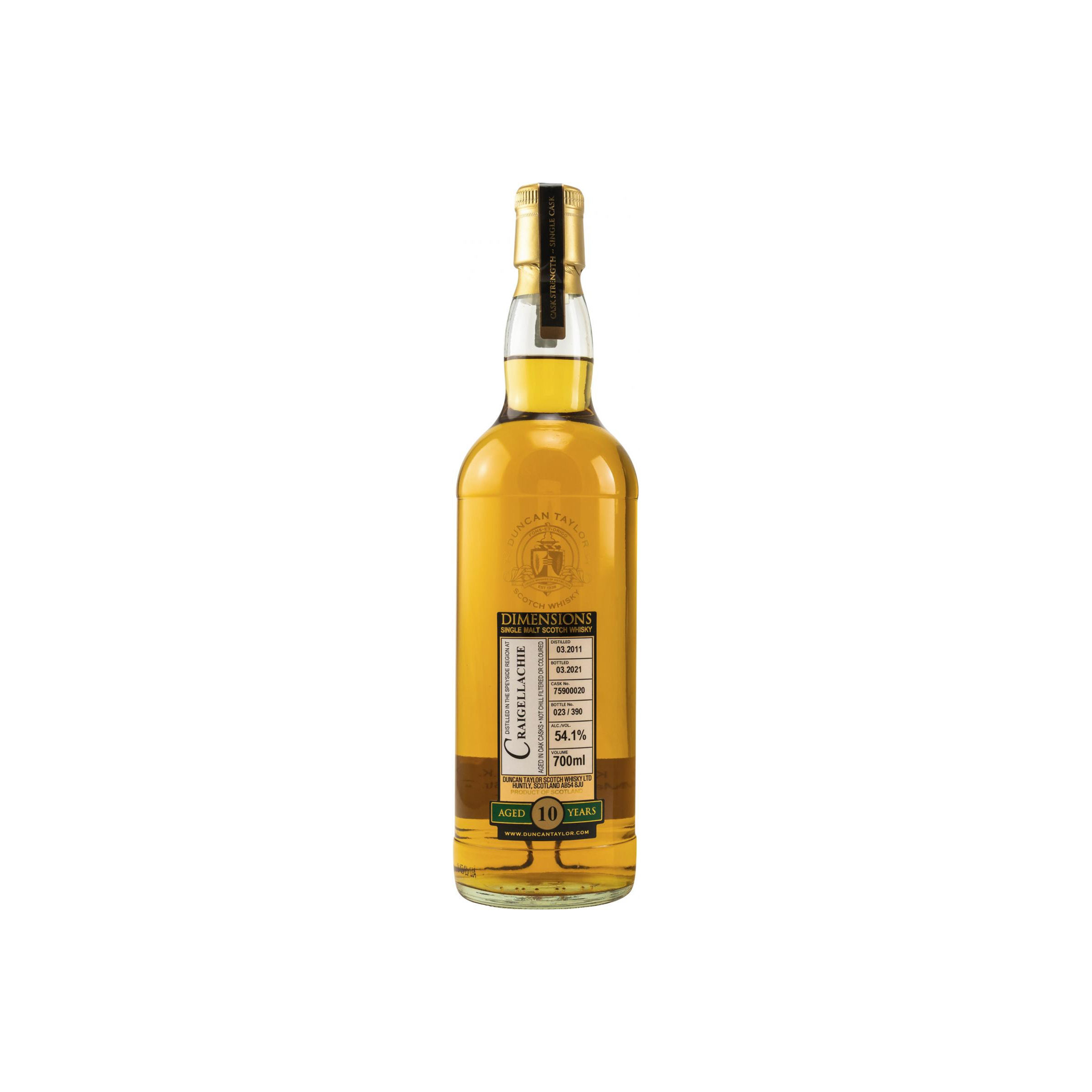 Craigellachie Dimensions 2011 10 Years Single Malt Whisky