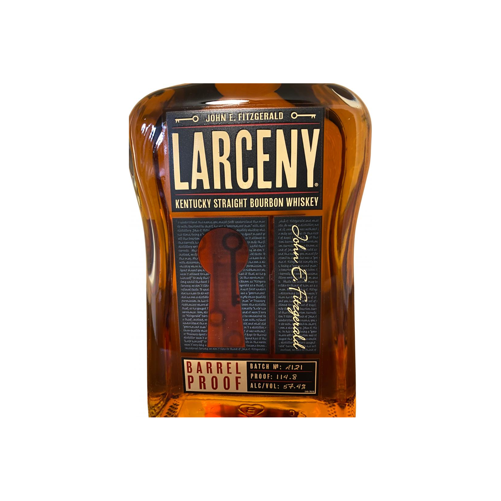 John E. Fitzgerald Larceny Barrel Proof 2