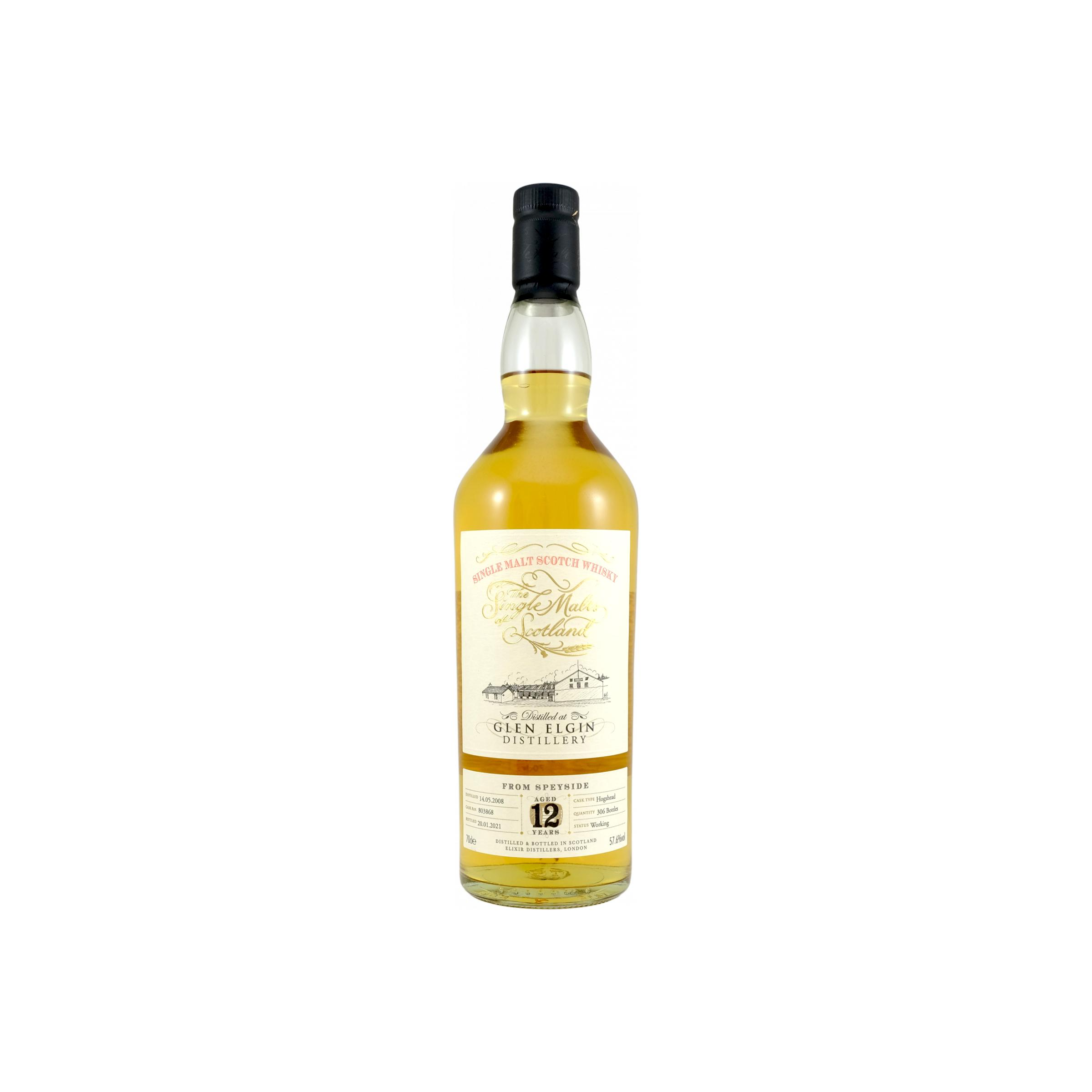 Glen Elgin The Single Malts of Scotland 2008 12 Years Single Malt Whisky