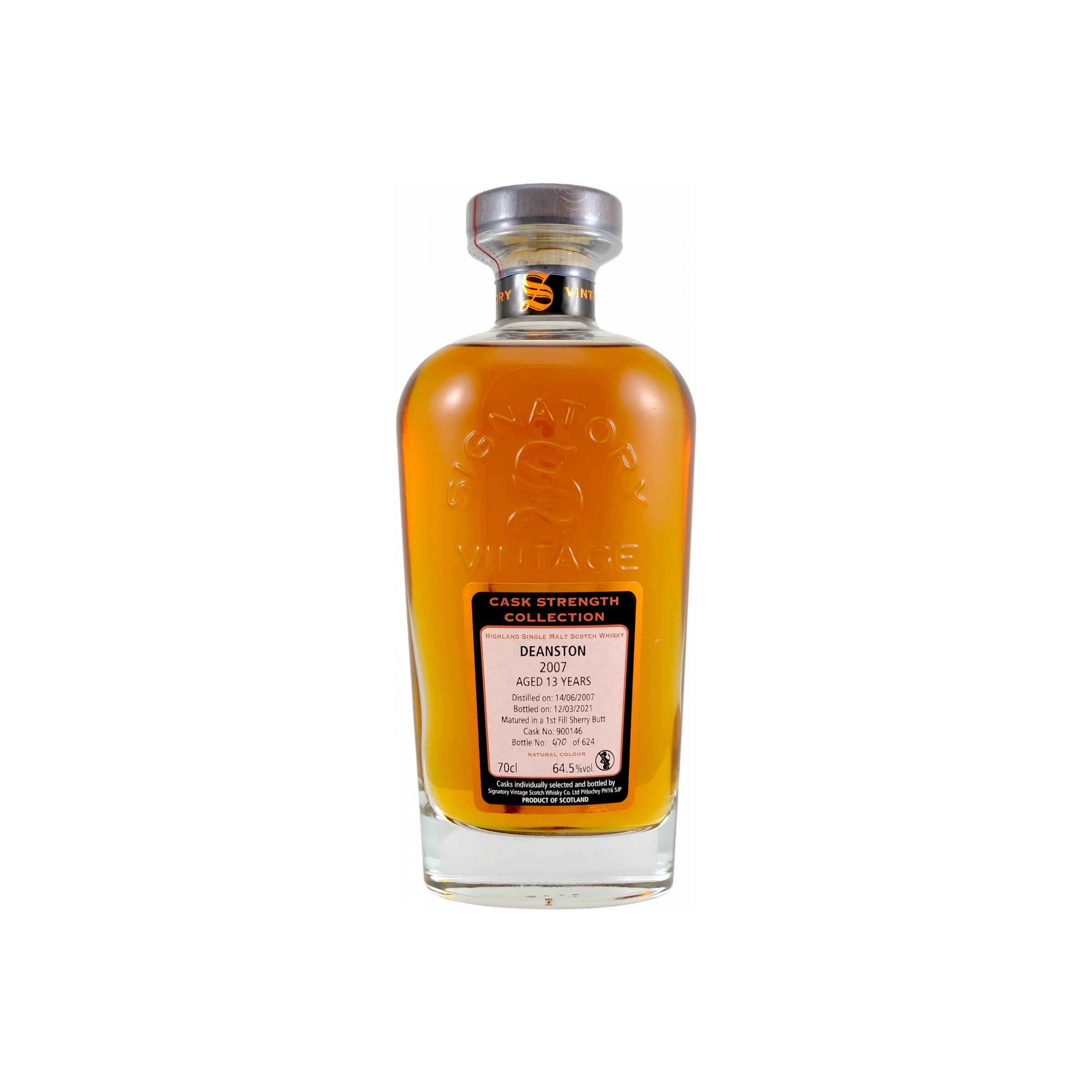 Deanston Cask Strength Collection 2007 13 Years Single Malt Whisky