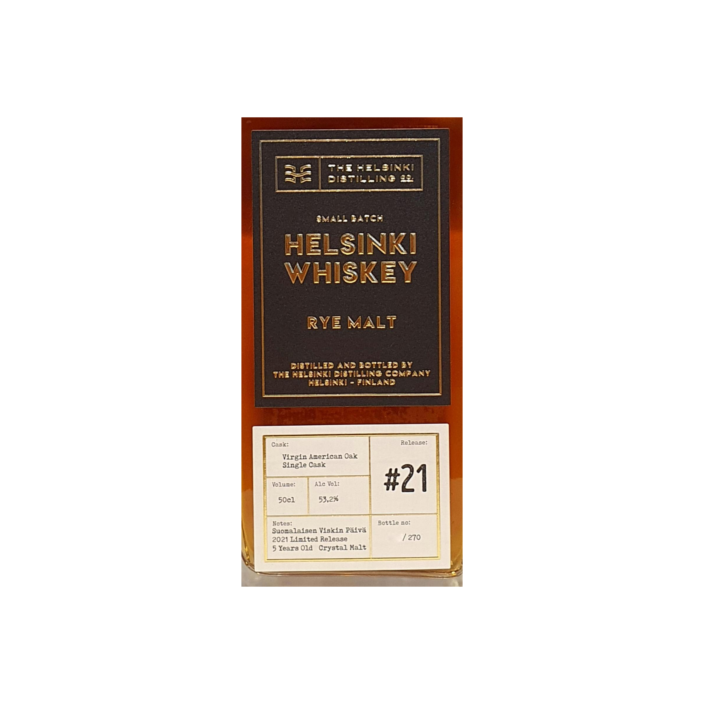 Helsinki Whiskey Rye Malt - Release #21 2