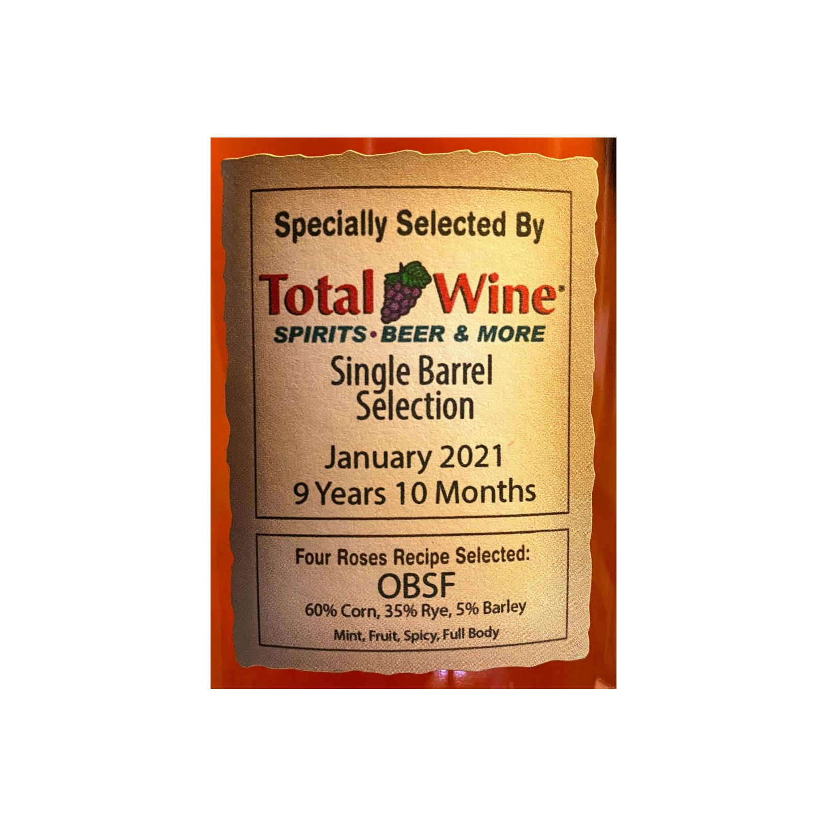 Four Roses 9 Years Bourbon Whisky 2
