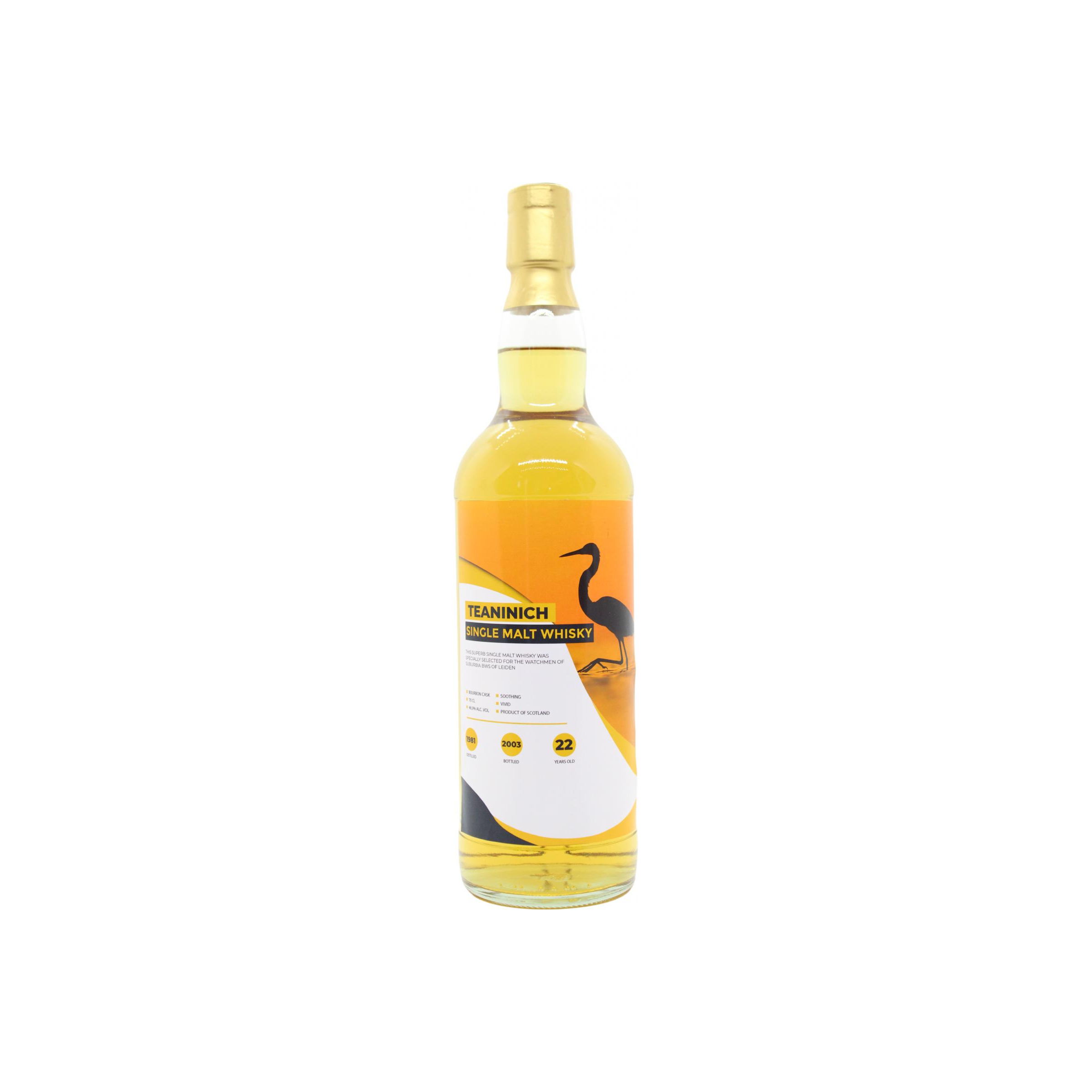 Teaninich 1981 22 Years Single Malt Whisky