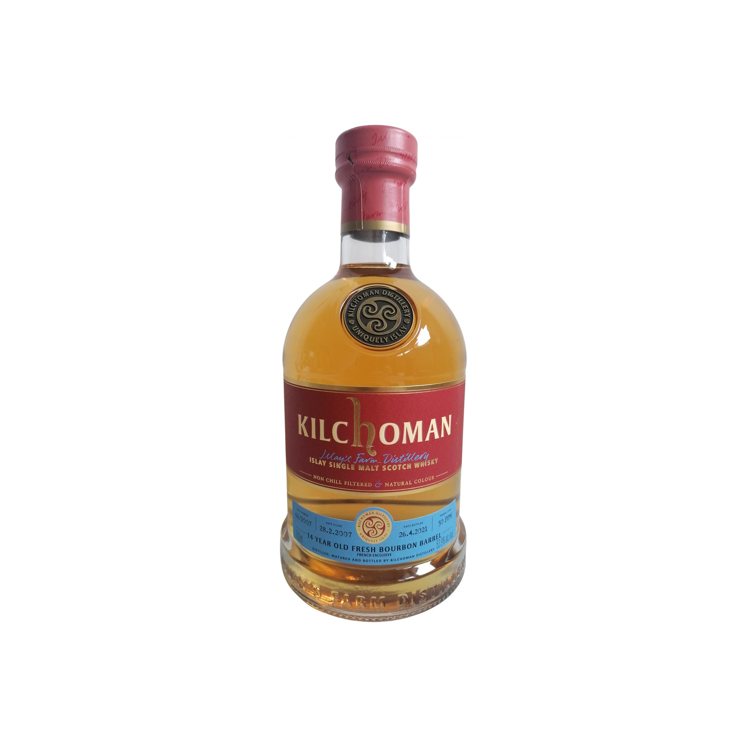 Kilchoman 2007 14 Years Single Malt Whisky