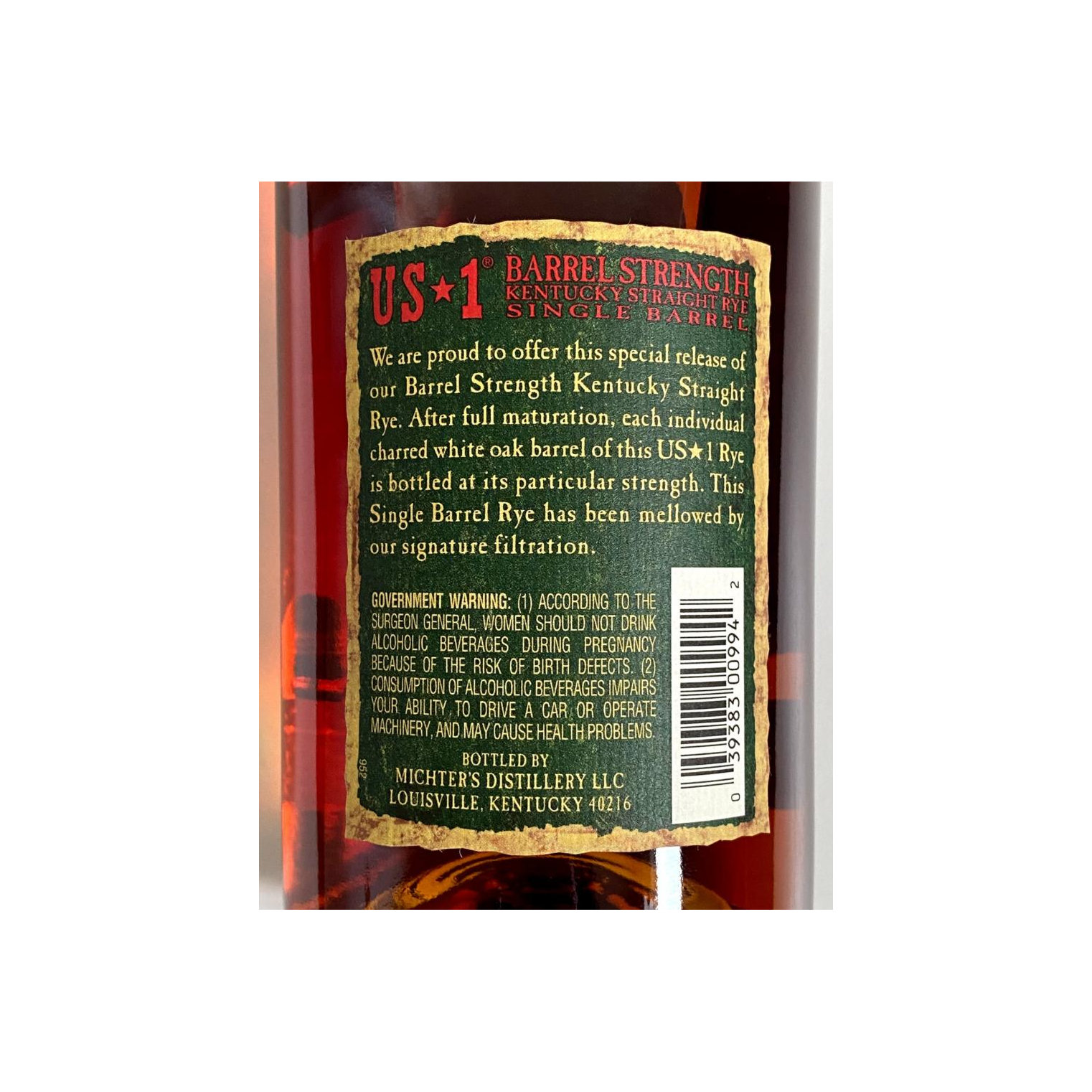 Michter's Rye Whisky 3