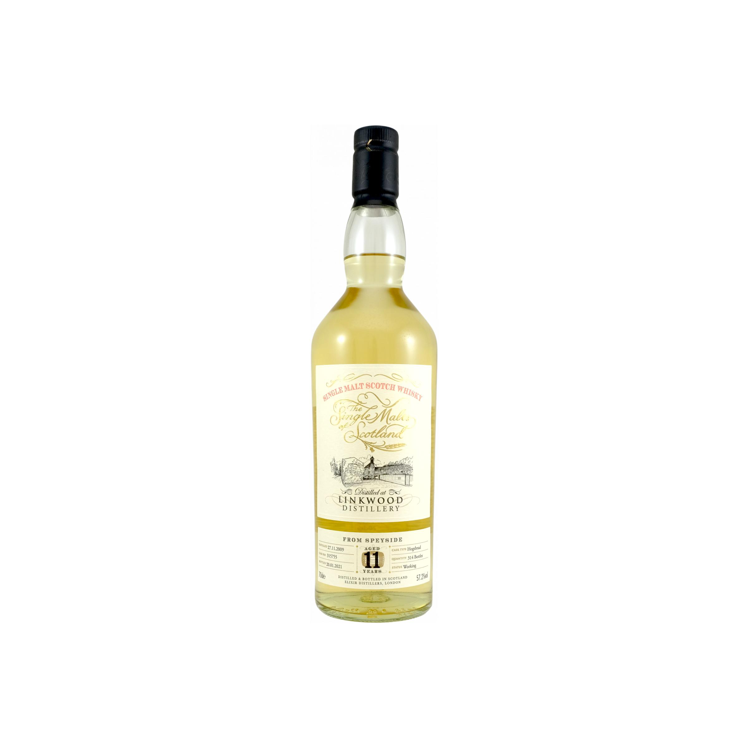 Linkwood The Single Malts of Scotland 2009 11 Years Single Malt Whisky
