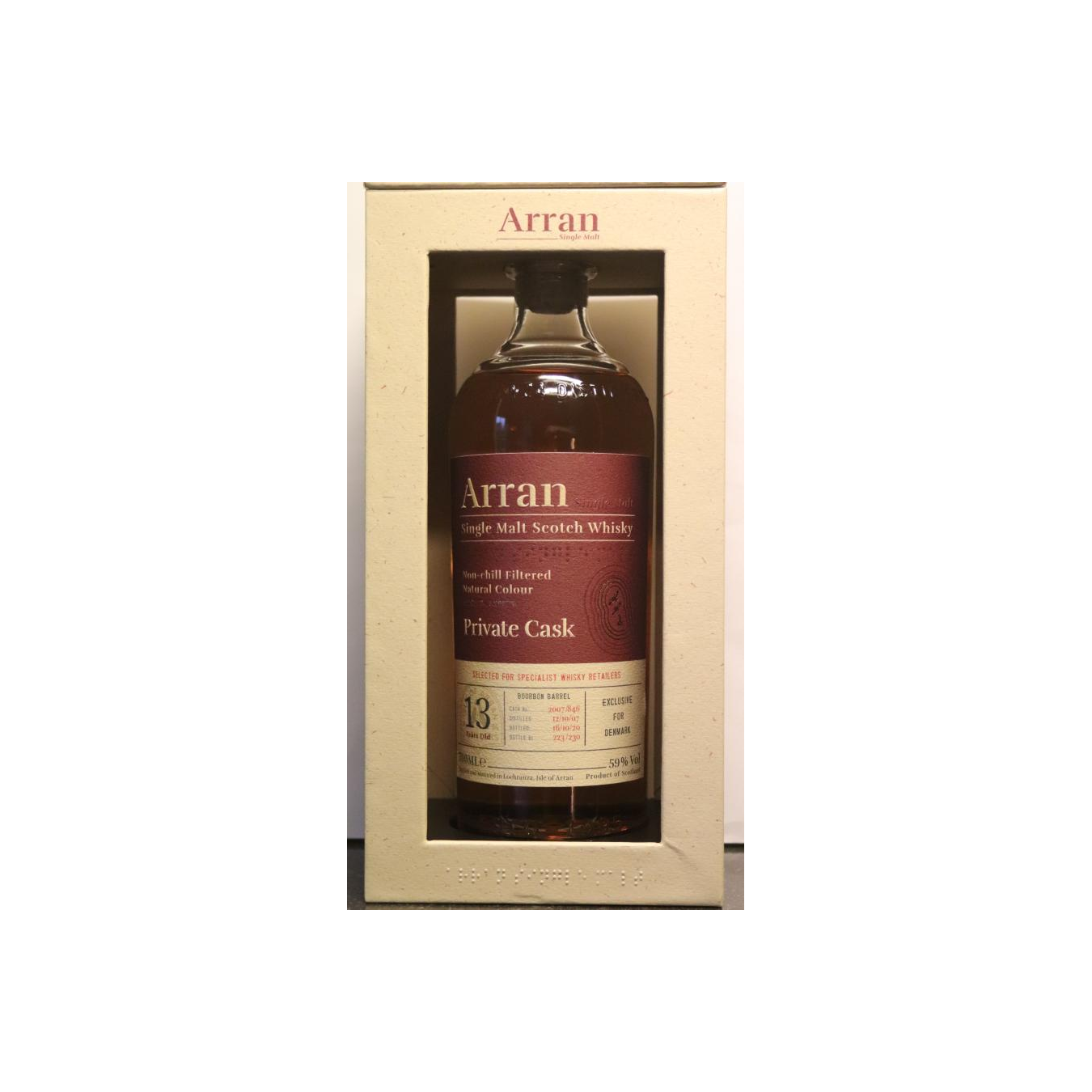 Arran Private Cask 2007 13 Years Single Malt Whisky 2