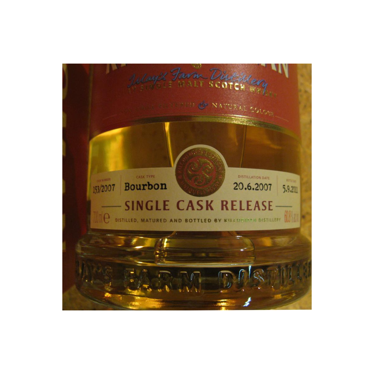Kilchoman 2007 Single Malt Whisky 2