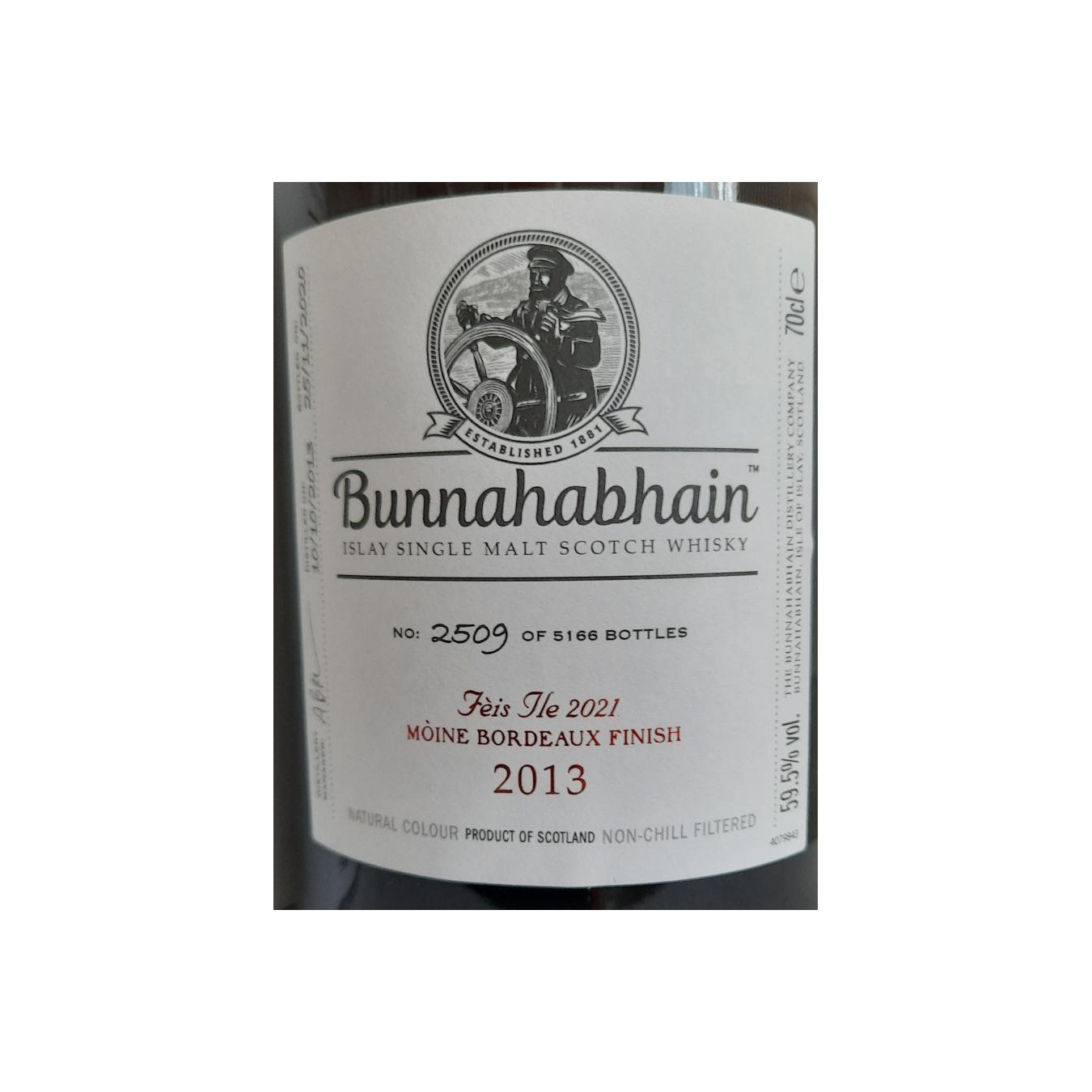 Bunnahabhain 2013 Single Malt Whisky 3