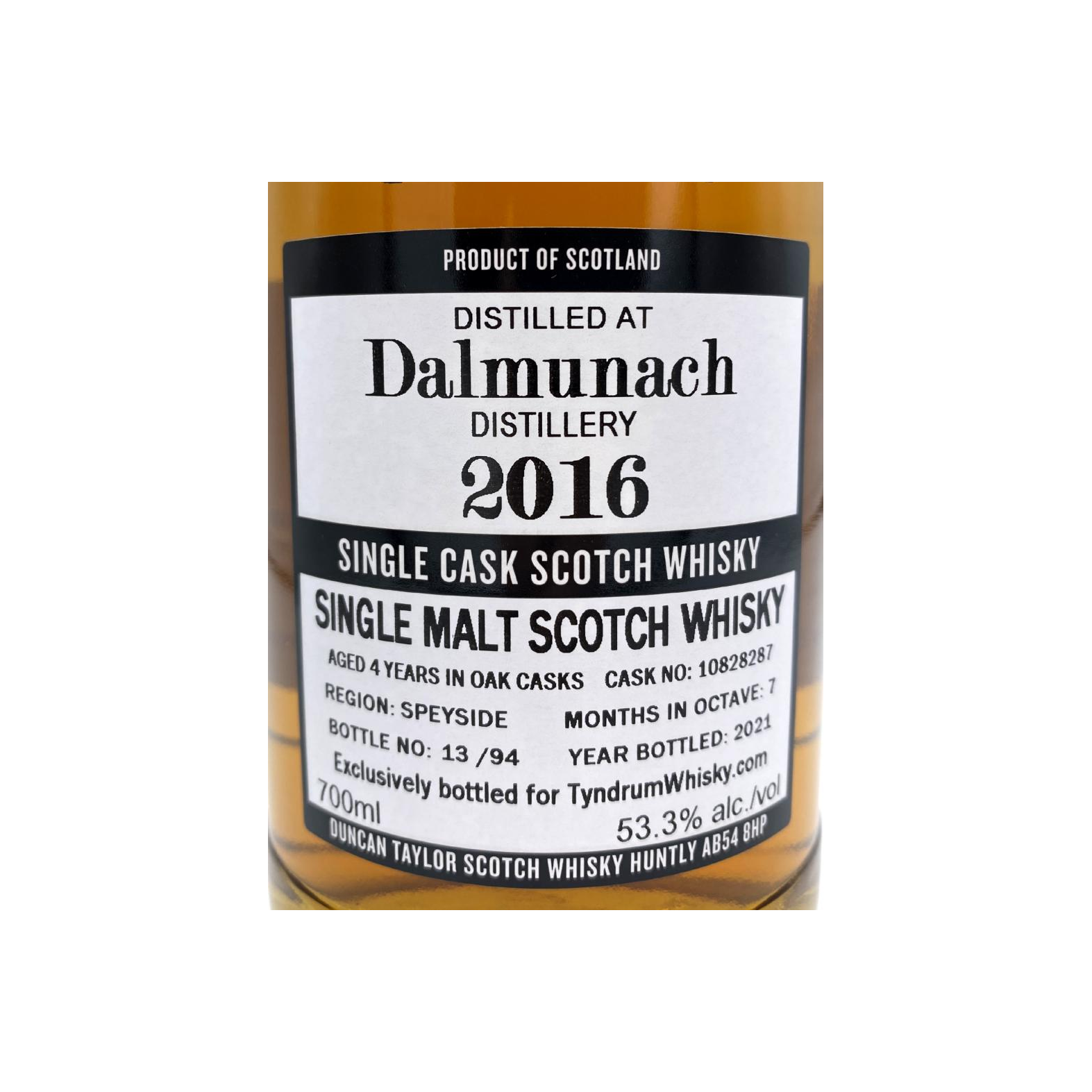 Dalmunach The Octave 2016 4 Years Single Malt Whisky 2