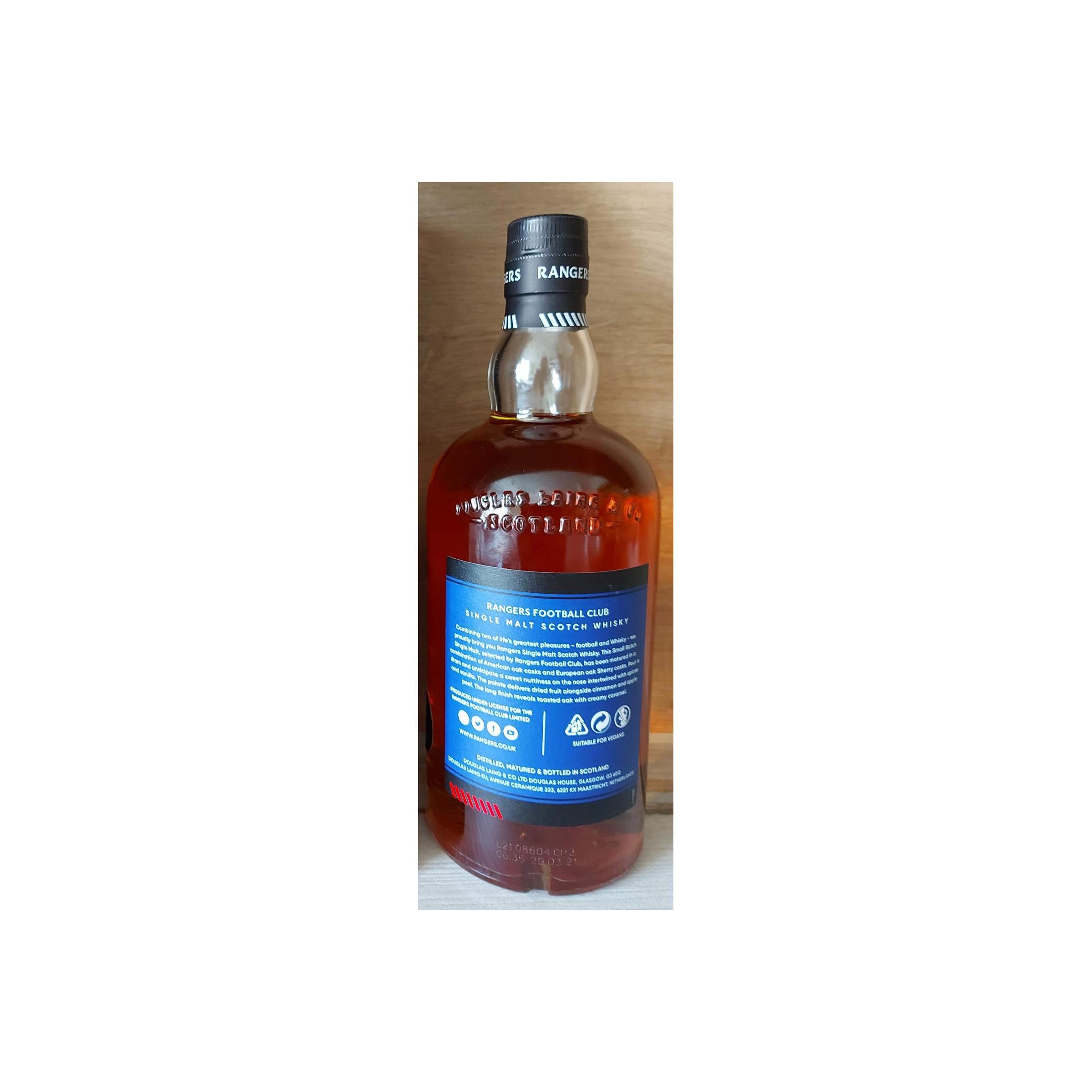Rangers Football Club Single Malt Scotch Whisky 3