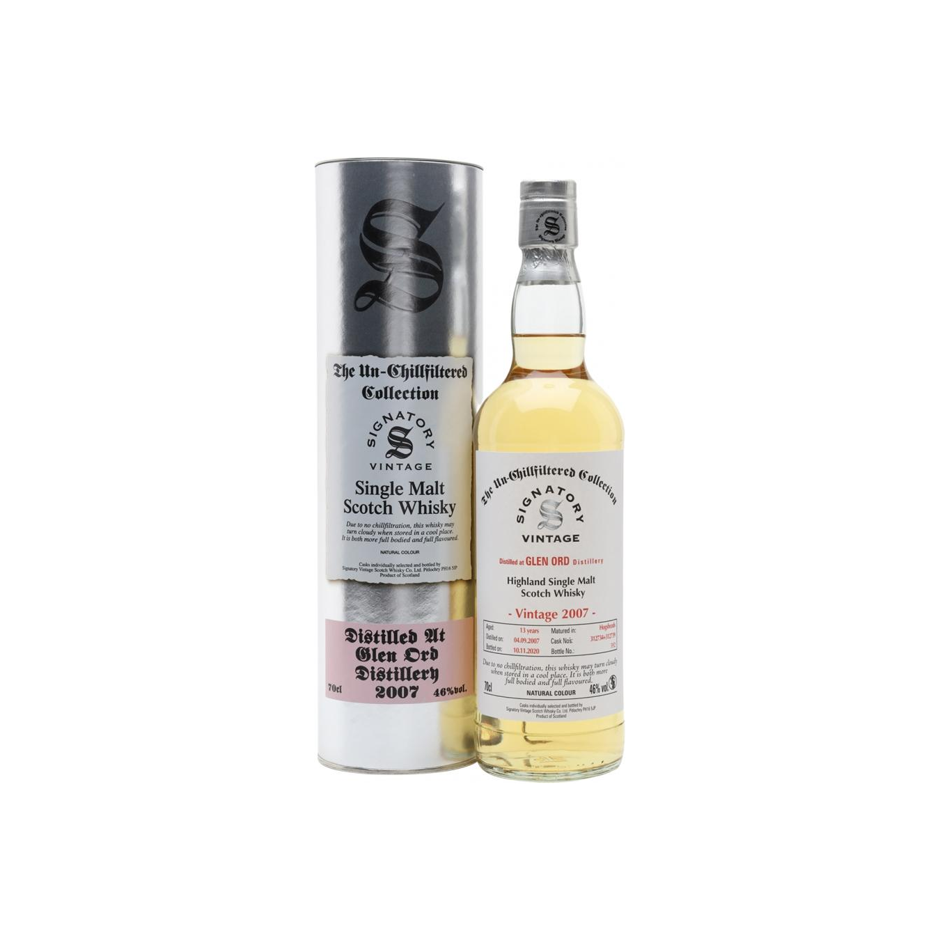 Glen Ord The Un-Chillfiltered Collection 2007 13 Years Single Malt Whisky 2