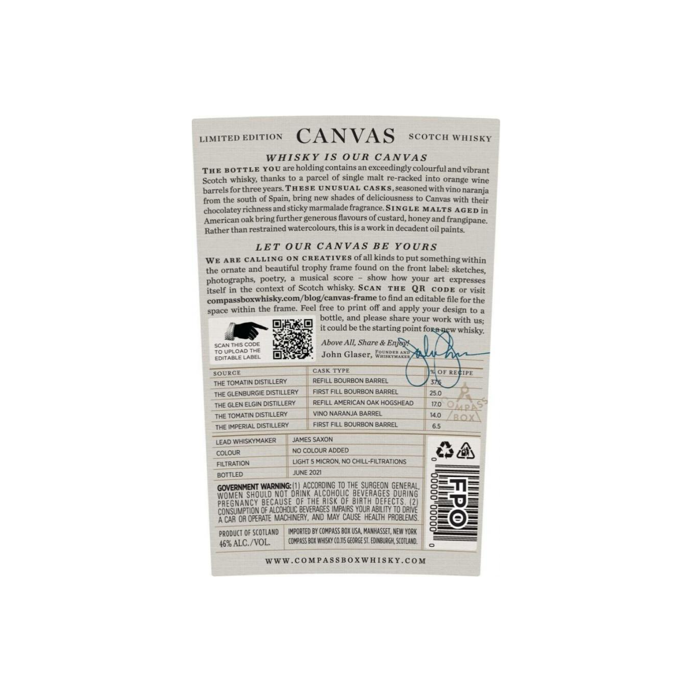 Canvas Blended Malt CB 3