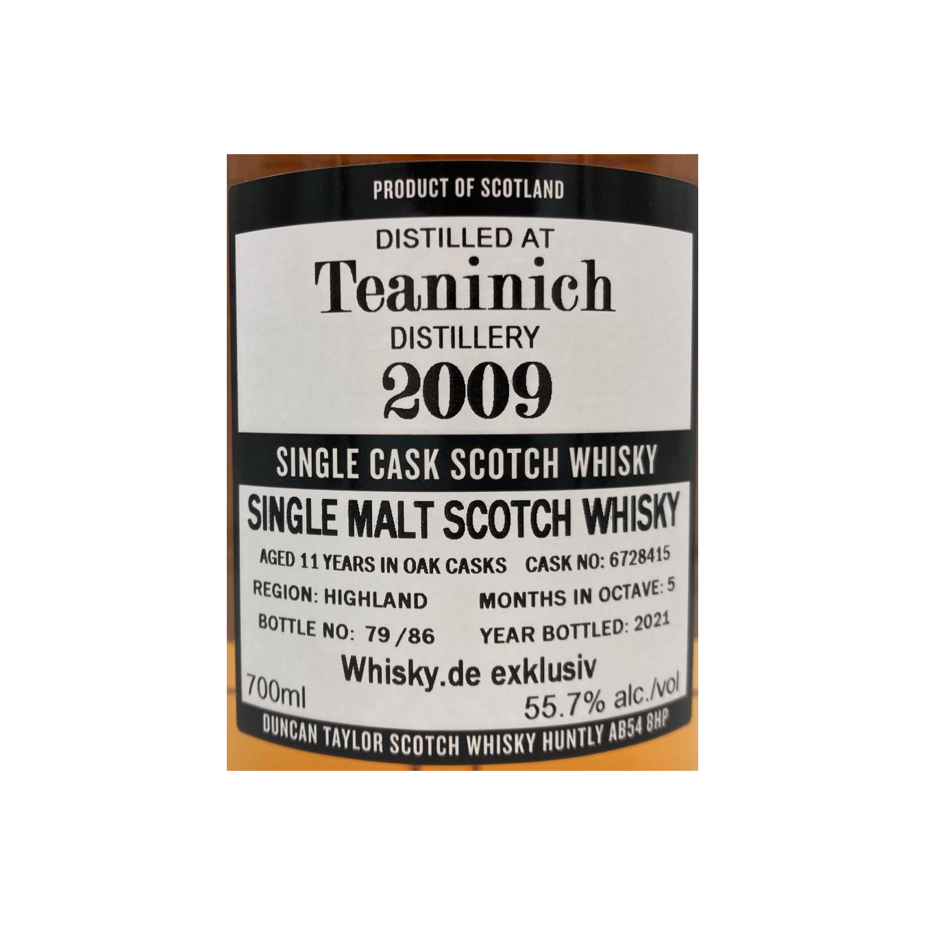 Teaninich 2009 Single Malt Whisky 2
