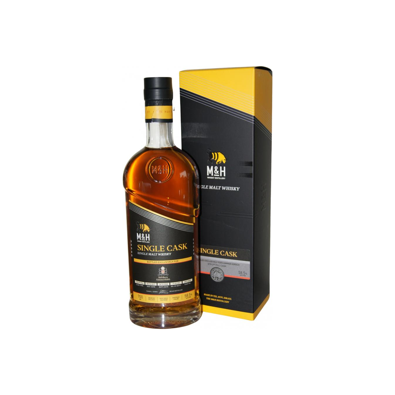 Milk & Honey Single Cask 2017 Single Malt Whisky 2