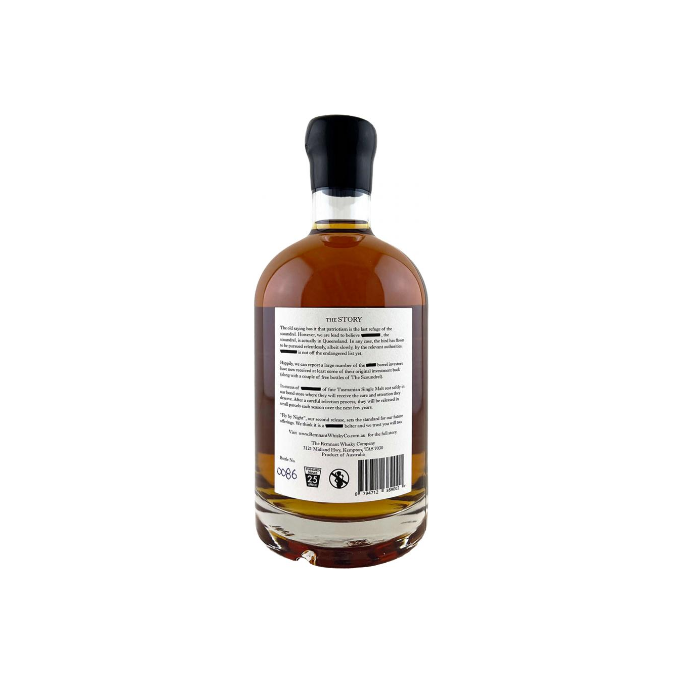 Tasmanian Single Malt Fly by Night TRWC 2