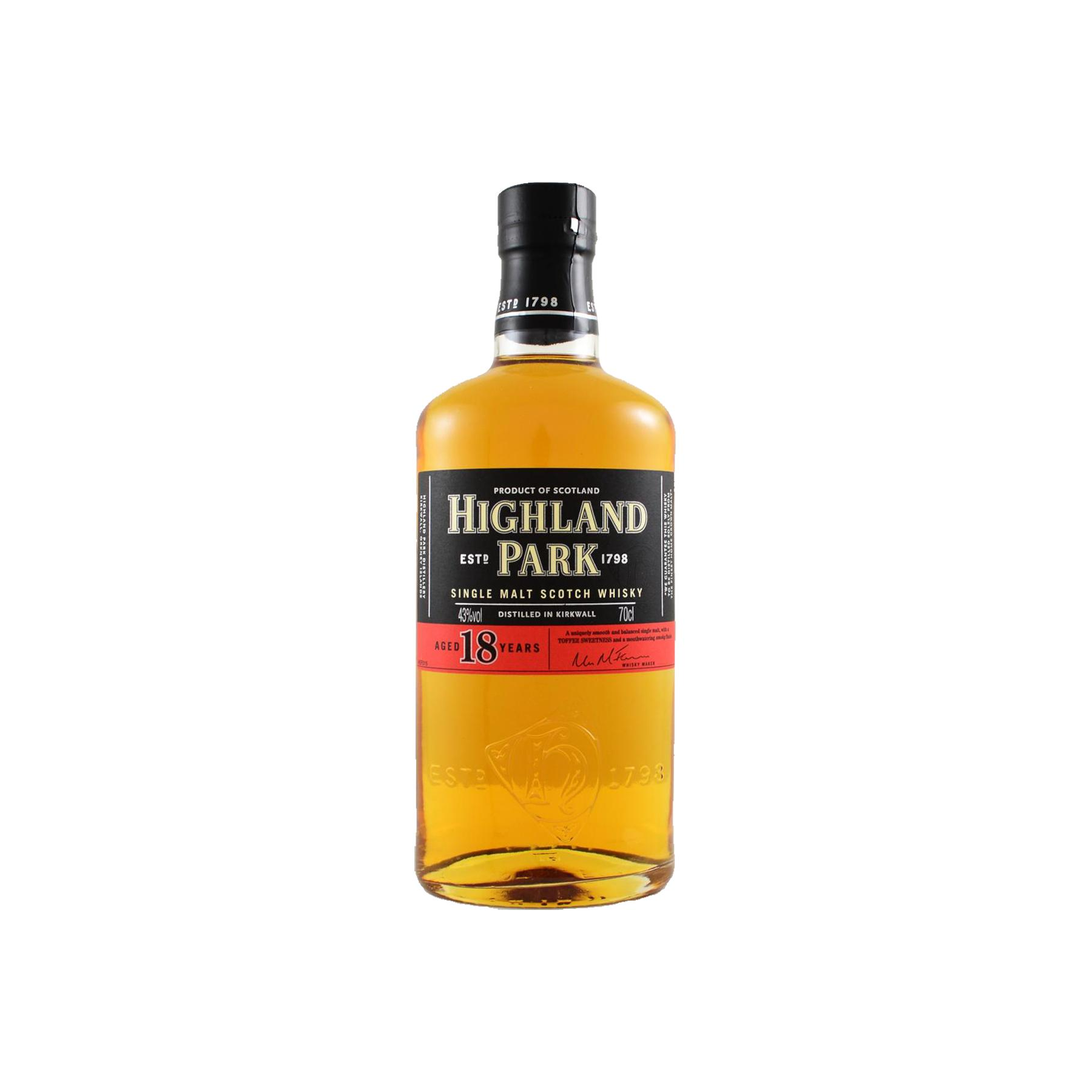 Highland Park 18 Years Single Malt Whisky