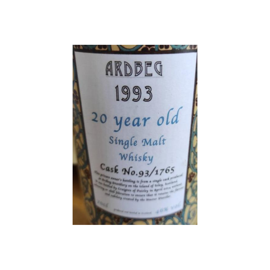 Ardbeg 1993 20 Years Single Malt Whisky 3