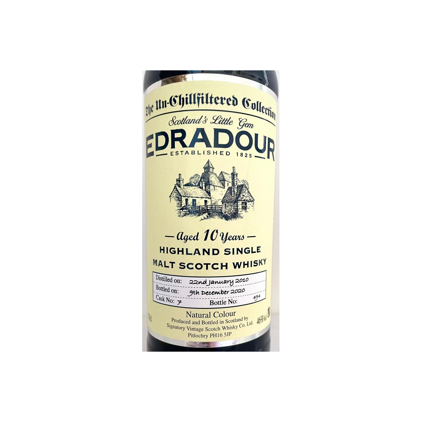 Edradour The Un-Chillfiltered Collection 2010 10 Years Single Malt Whisky 3