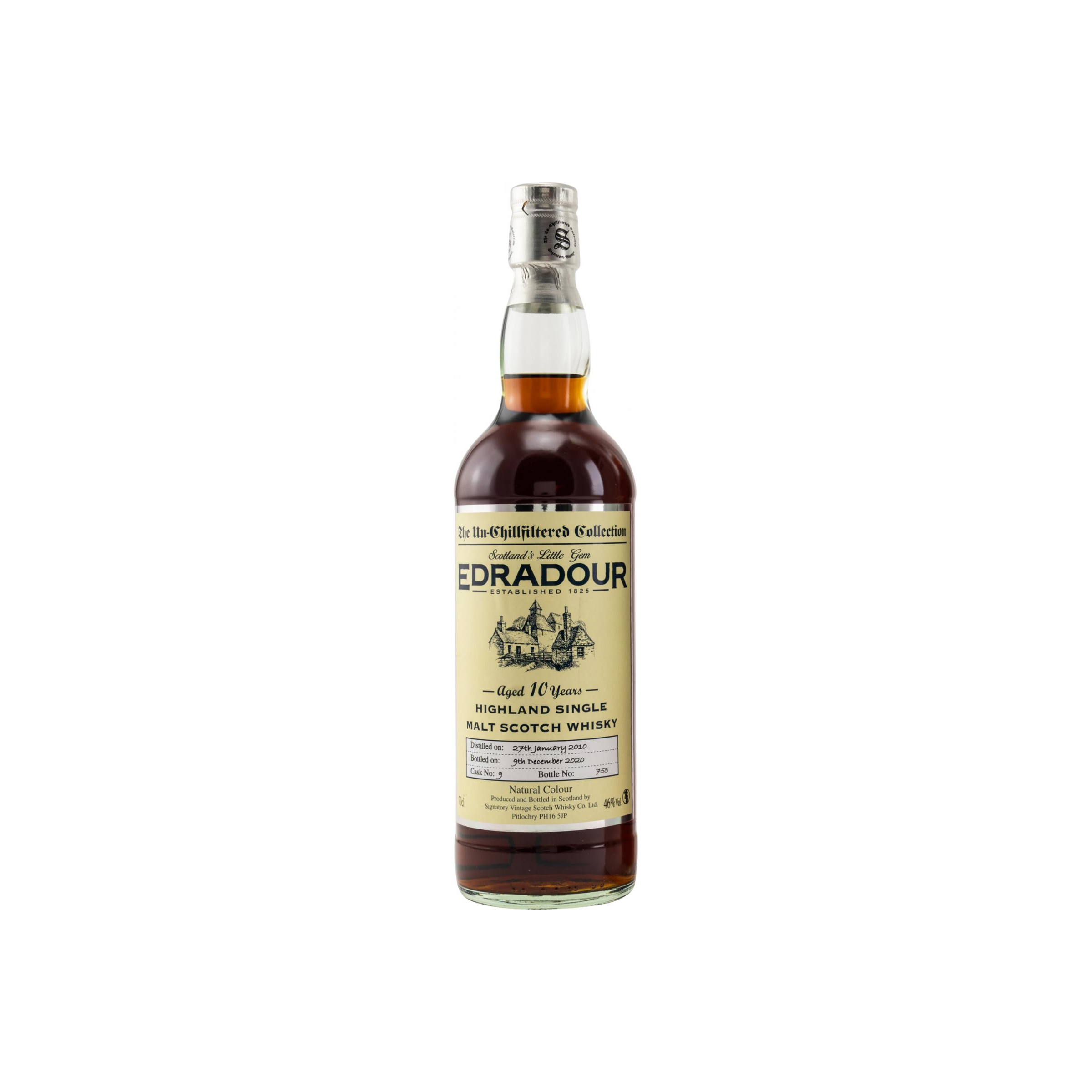 Edradour The Un-Chillfiltered Collection 2010 10 Years Single Malt Whisky