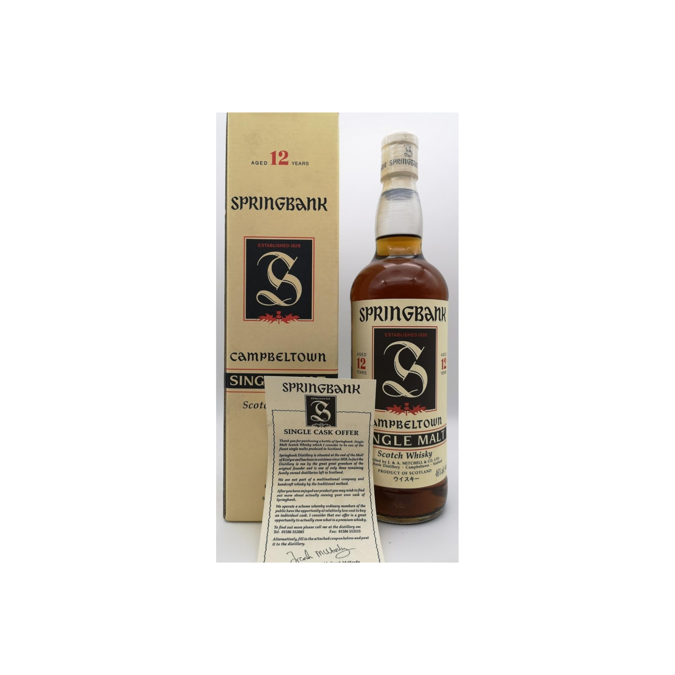 Springbank 12 Years Single Malt Whisky 3