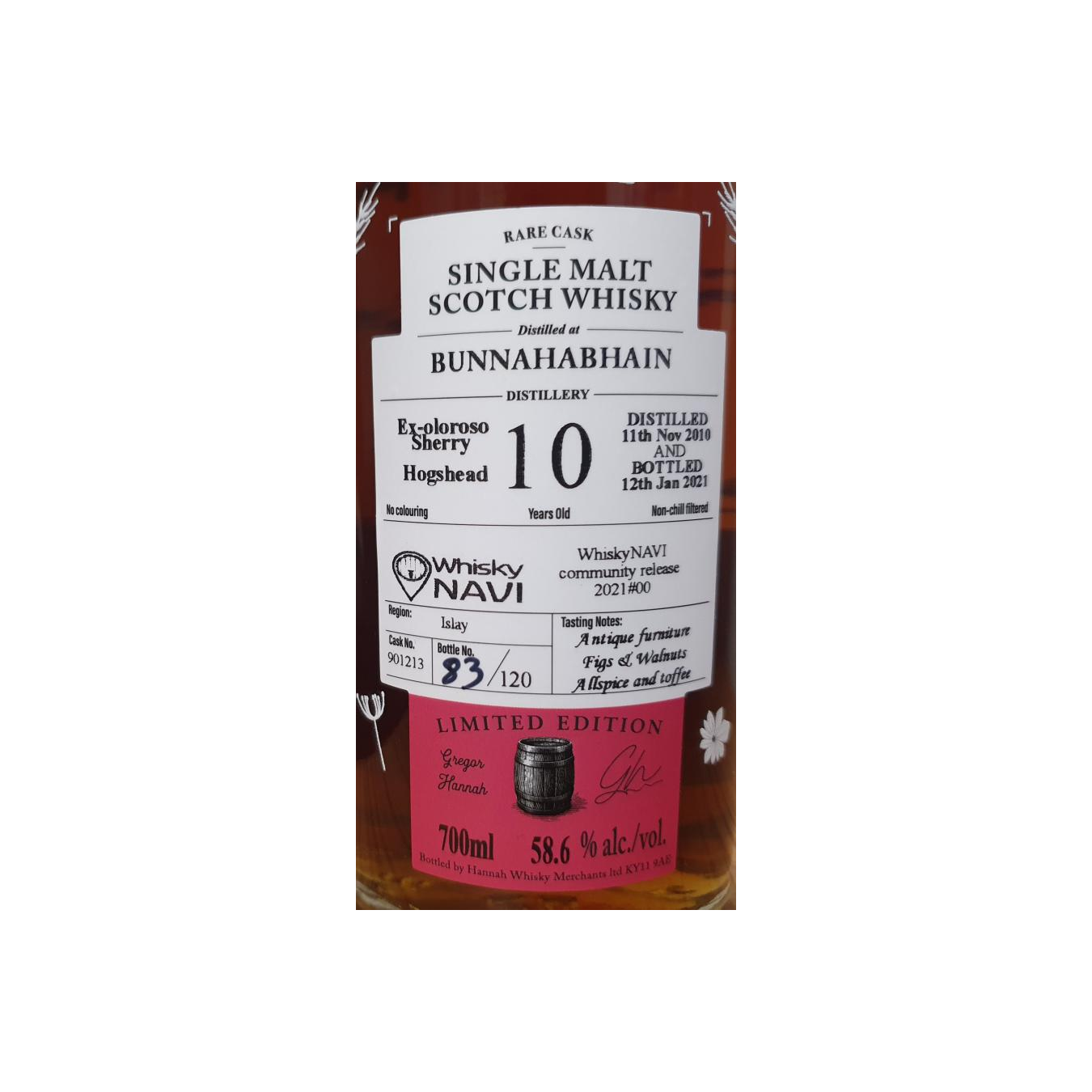 Bunnahabhain 2010 10 Years Single Malt Whisky 3