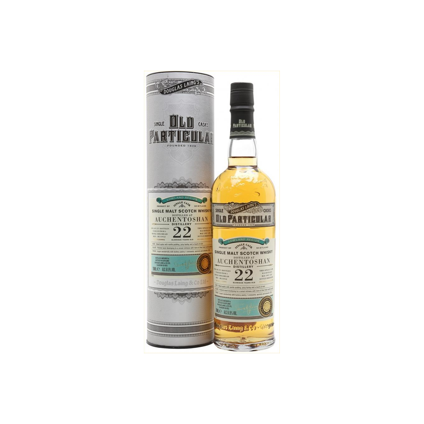 Auchentoshan Old Particular 1997 22 Years Single Malt Whisky