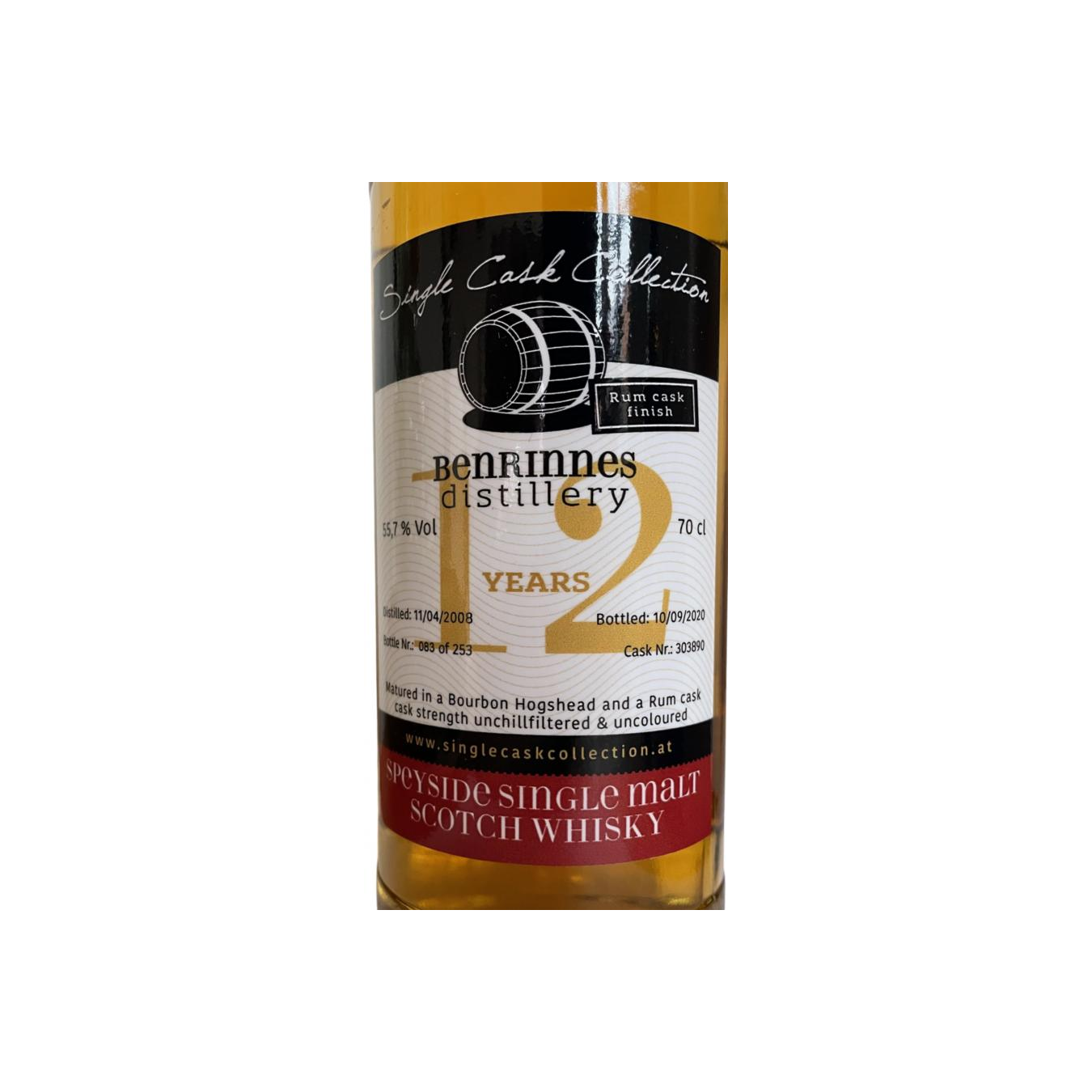 Benrinnes 2008 12 Years Single Malt Whisky 2