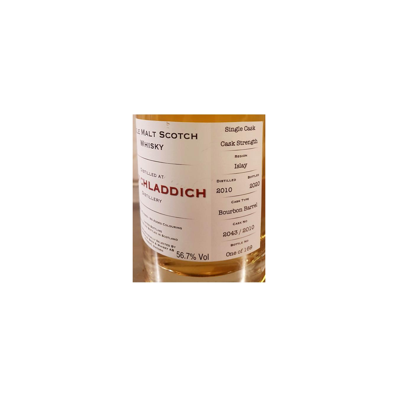 Bruichladdich 2010 Single Malt Whisky 2