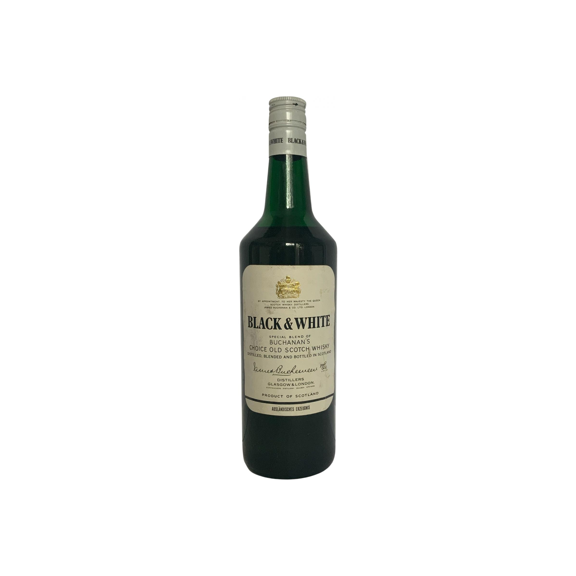 Black & White A Special Blend of Bunchanan's Choice Old Scotch Whisky