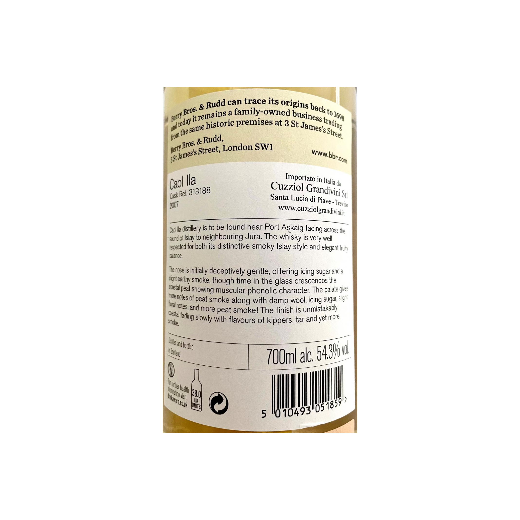 Caol Ila 2007 11 Years Single Malt Whisky 3