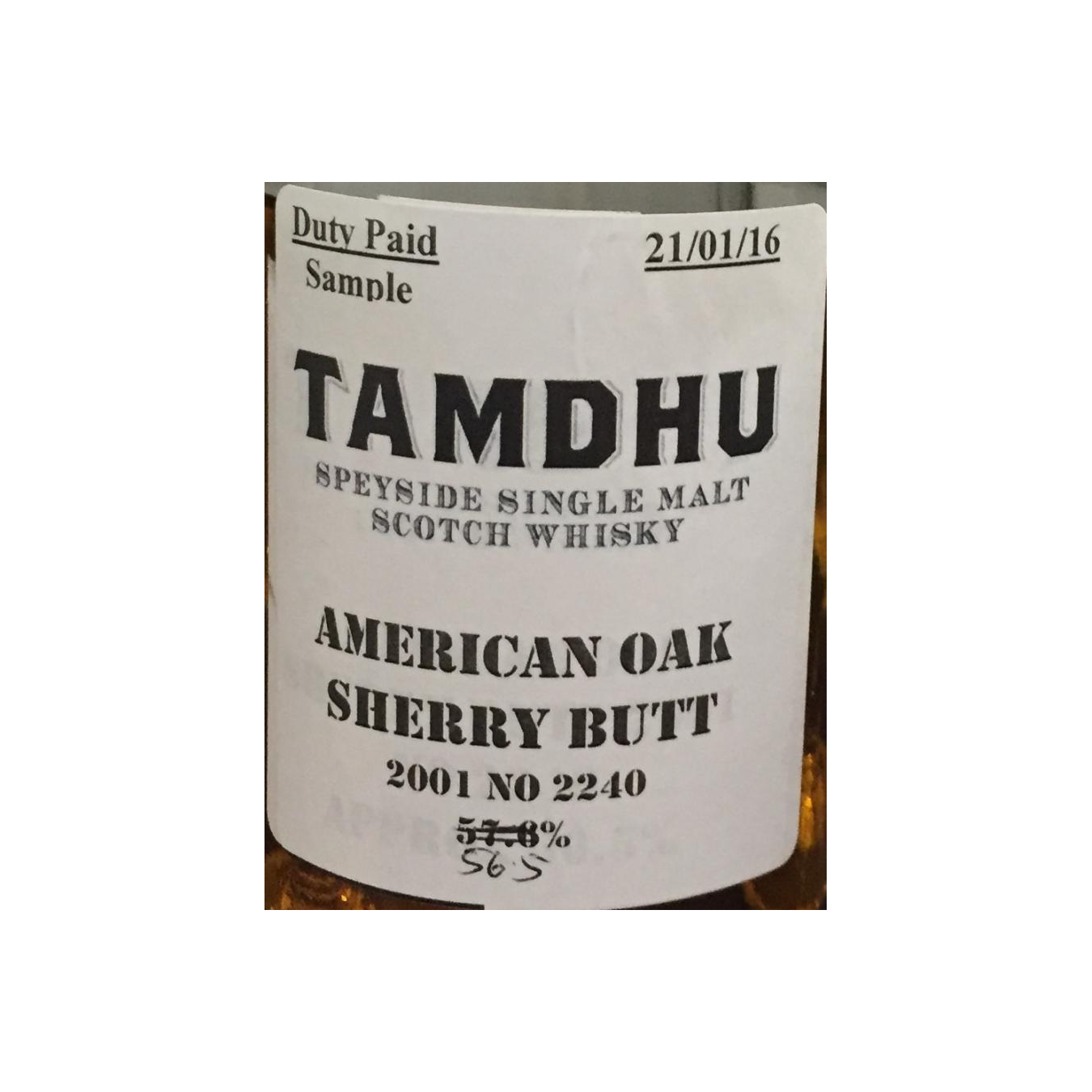 Tamdhu 2001 Single Malt Whisky
