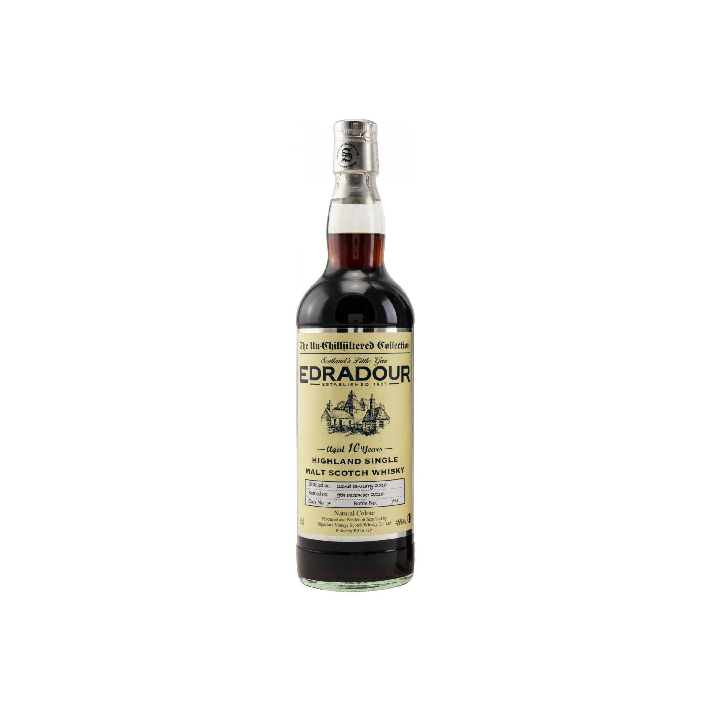 Edradour The Un-Chillfiltered Collection 2010 10 Years Single Malt Whisky